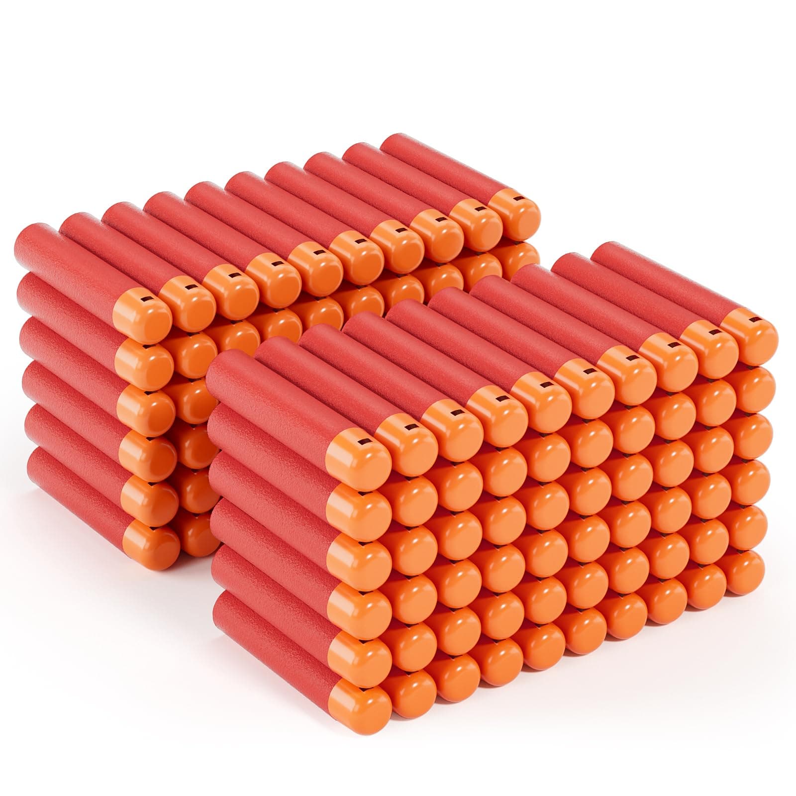 Mega Darts Refills for Mega Guns,72/120 Pcs Mega Dart Bullets Fit for Nerf Mega Guns, Mega Series Blasters, Mega Darts Bulk, Red Darts Fits for Nerf Mega Blasters (0.79in W)