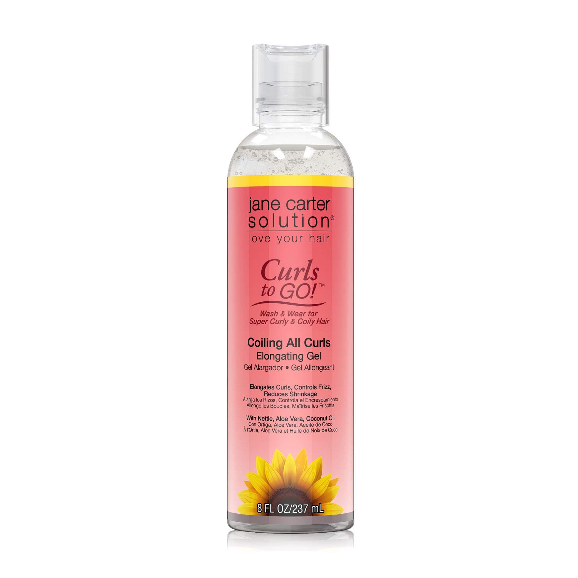 Jane Carter Curls to Go Coiling All Curls Elongating Gel 8oz / 237ml