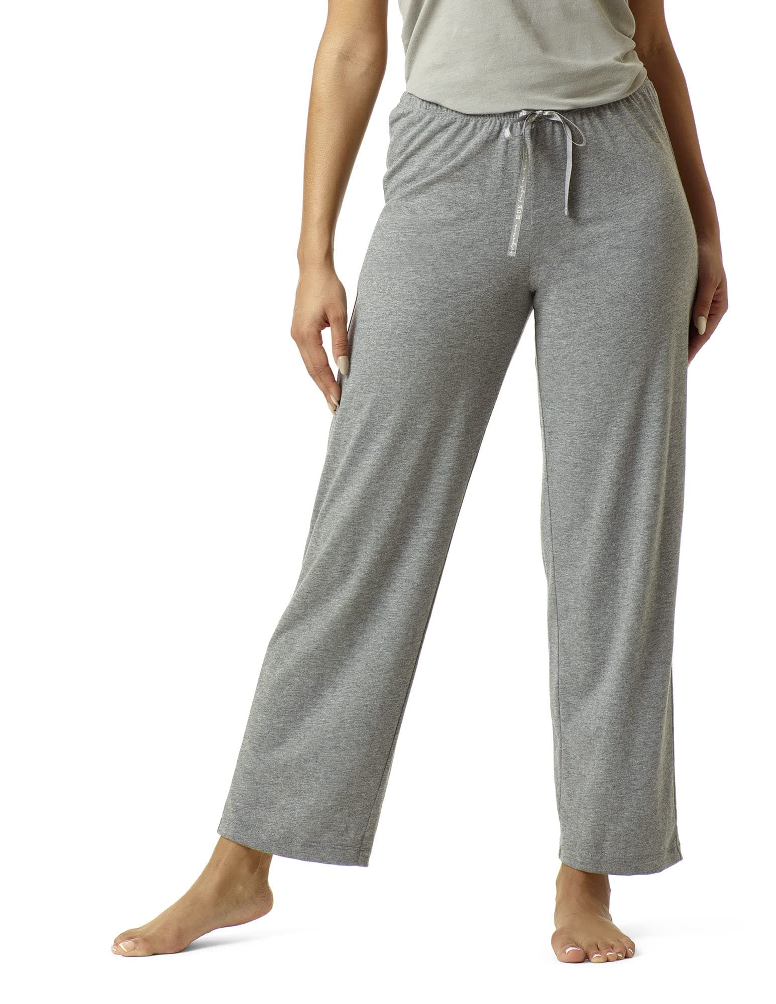 HUE womens Sleepwell Basic Printed Knit Performance Sleep Pajama Pant, Made With Temperature Regulating Technology