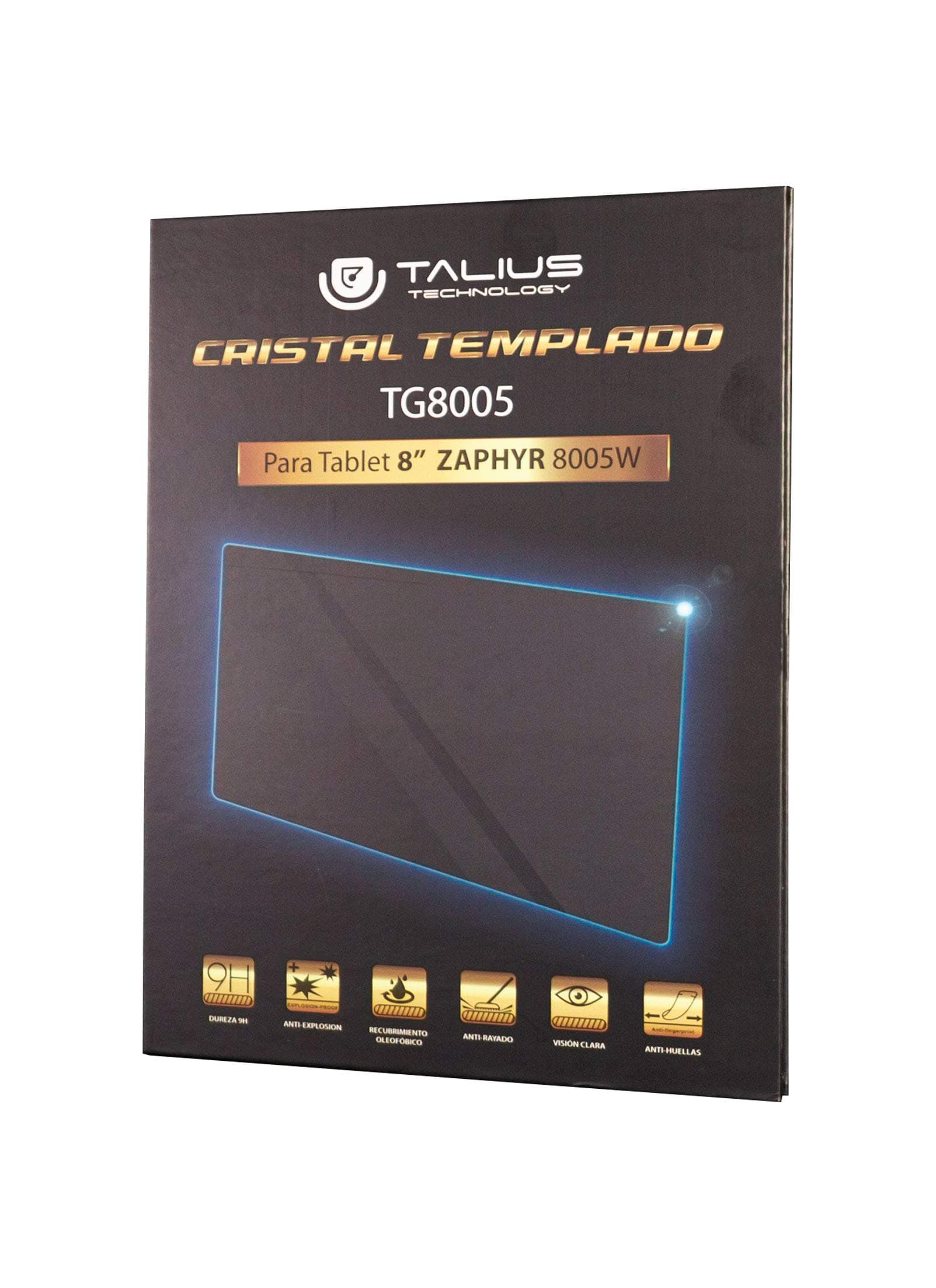 TALIUSTempered Glass Protector TG8005 8-Inch Zaphyr 8005W / 8004W