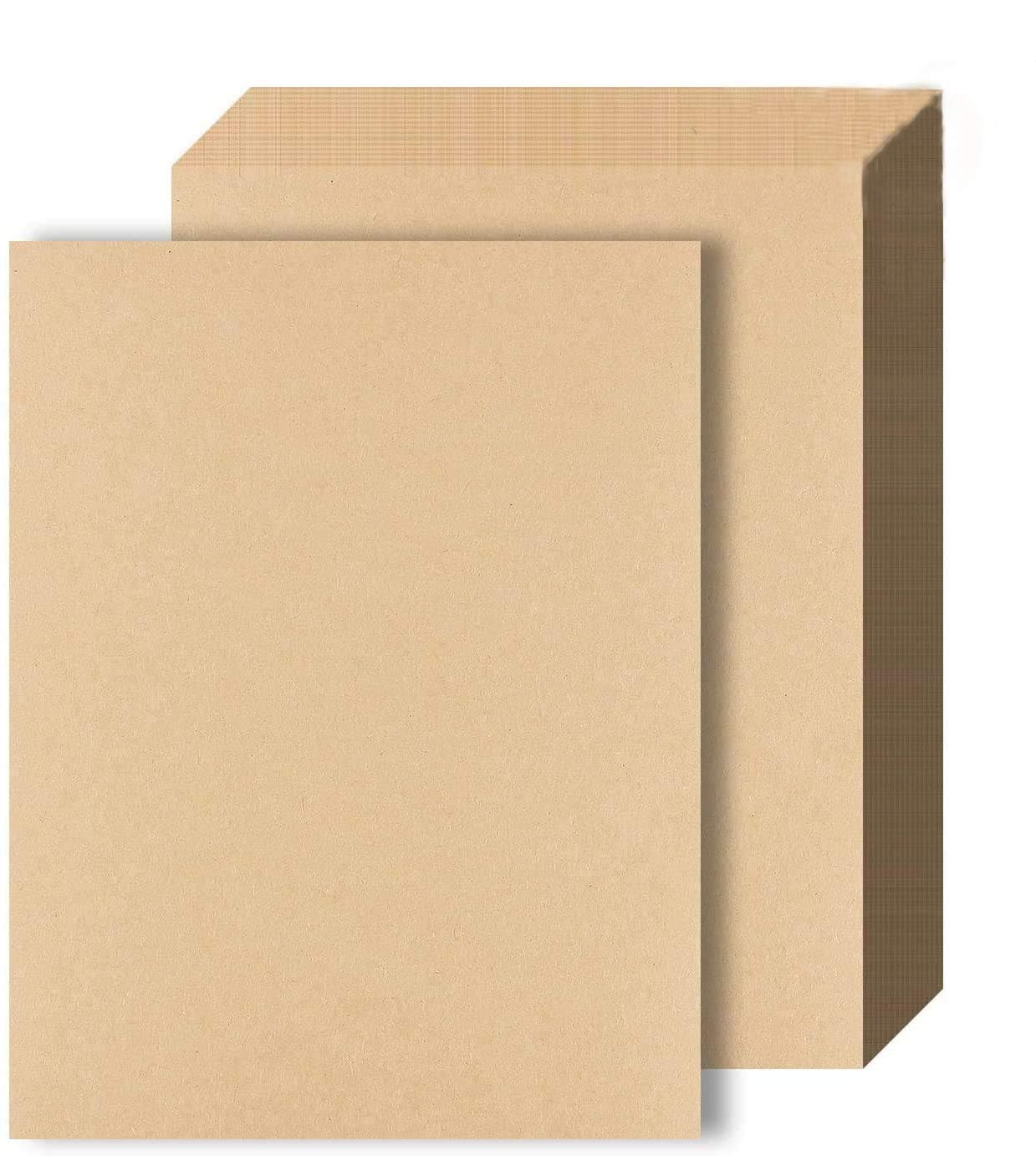 A4 Kraft Paper 100 Sheets Recyclable Brown Kraft Paper Cards for Inkjet Printer Laser Printer and Craft Made 100g