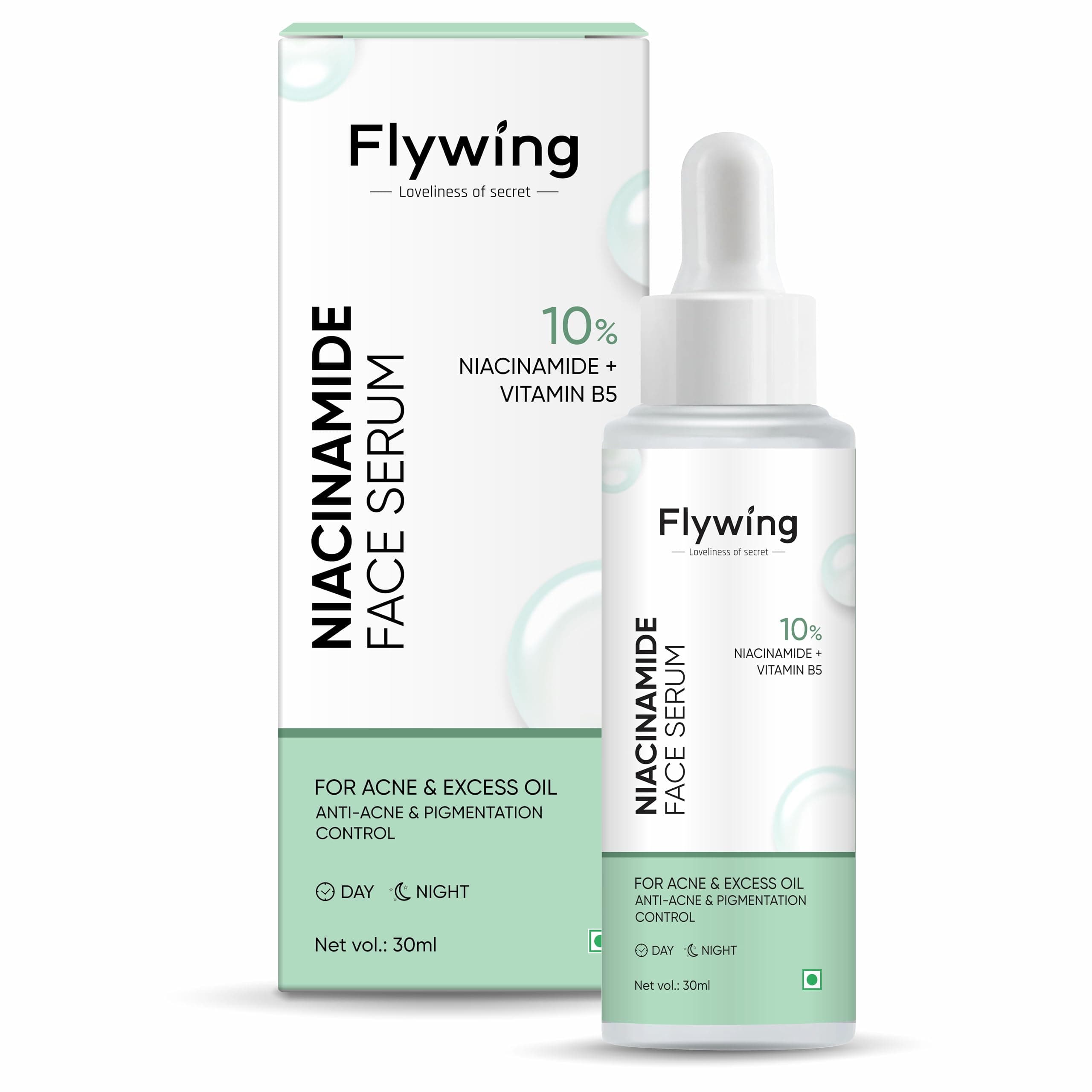 10% Niacinamide Face serum | Reduces Dark Spots | Remove Acne & Excess oil | Pigmentation Control | Vitamin B5, Zinc pca, Hyaluronic acid | For All Skin Types | 30ml