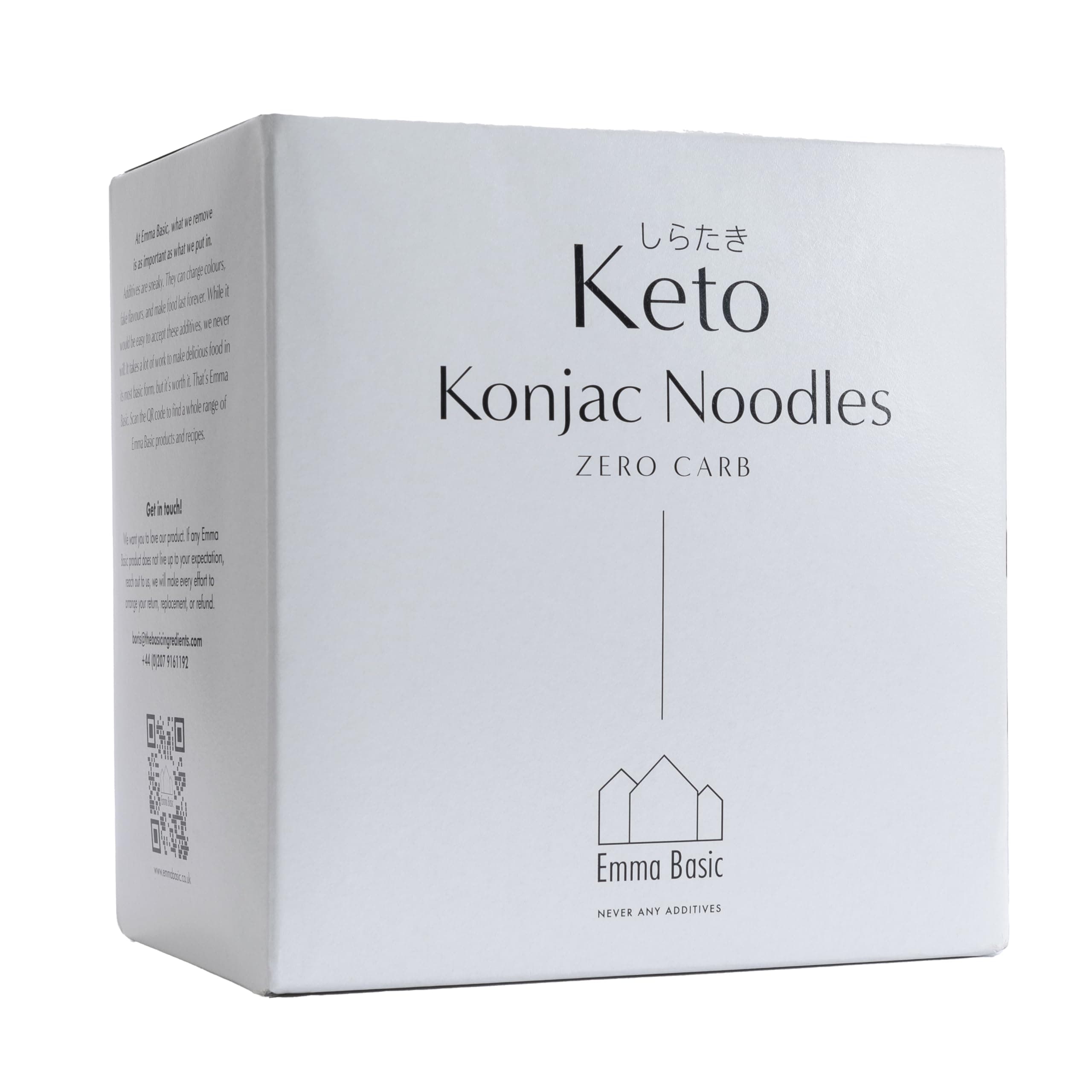 Emma BasicMade in Japan Shirataki Konjac Noodles 6x170g | Keto Diet | Zero Carb | Gluten Free | Low Calorie