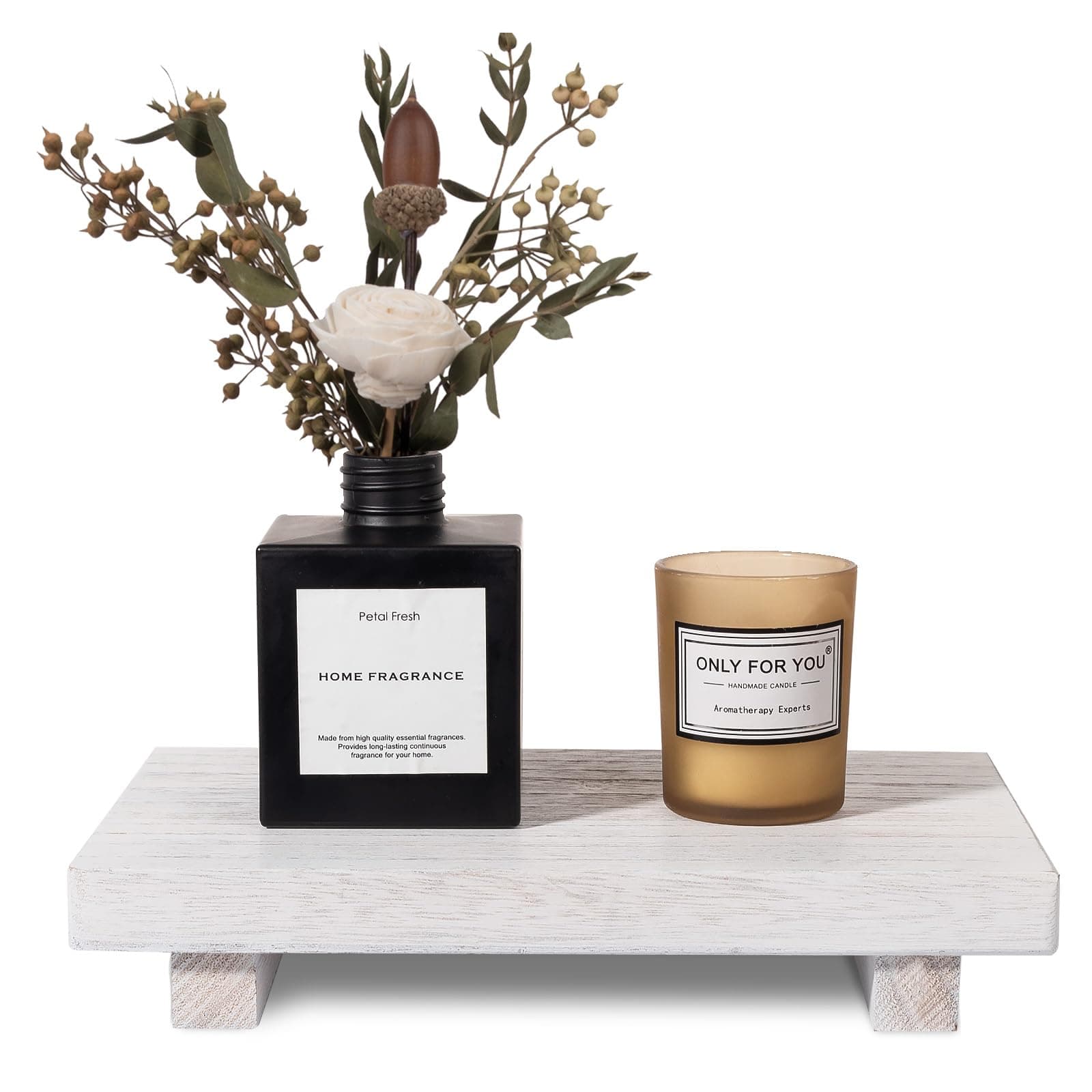 Wooden Decorative Trays, White