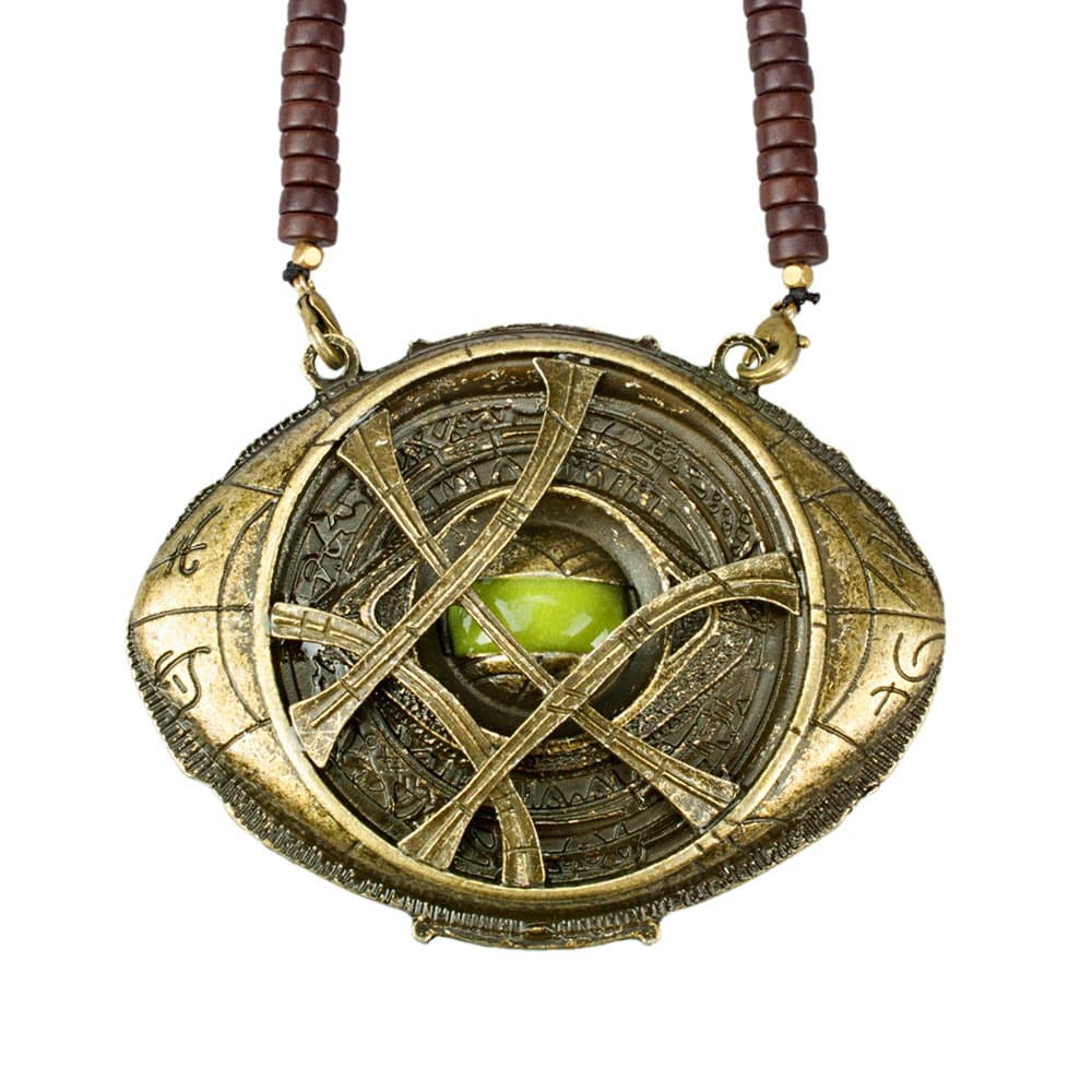 COSICON Doctor Strange Necklace Eye Of Agamotto Symbol Cosplay Props Costume