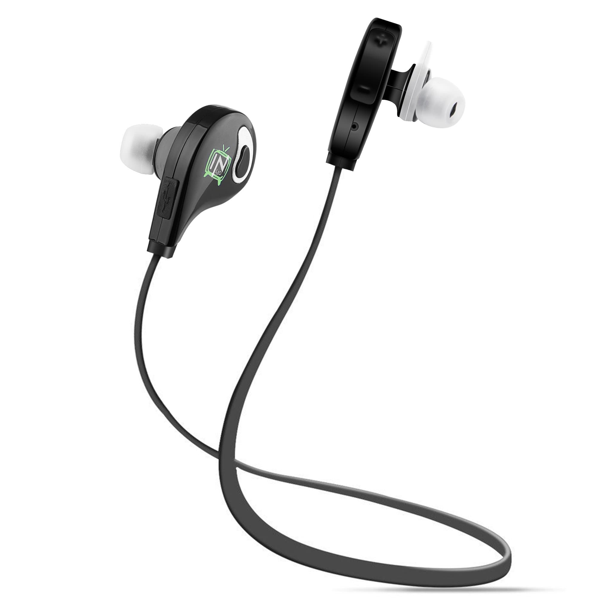 INL3D Sport Wireless Earphone Bluetooth Headset Sweatproof Running Gym Stereo Noise Cancelling for iPhone LG Samsung