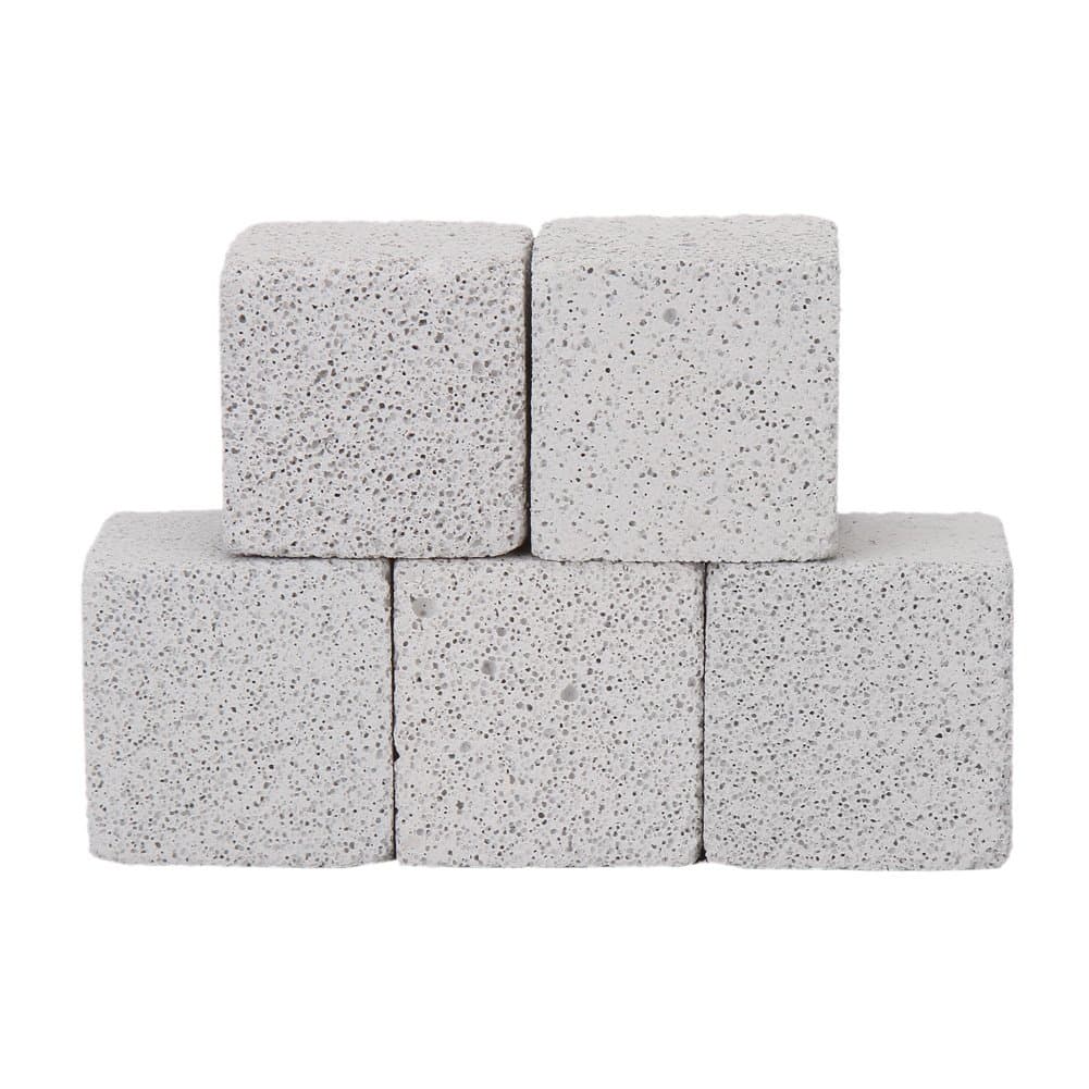 Natural Hamsters Teeth Grinding Pumice Lava Stone for Chinchillas Rabbits Parrot (Square-5)