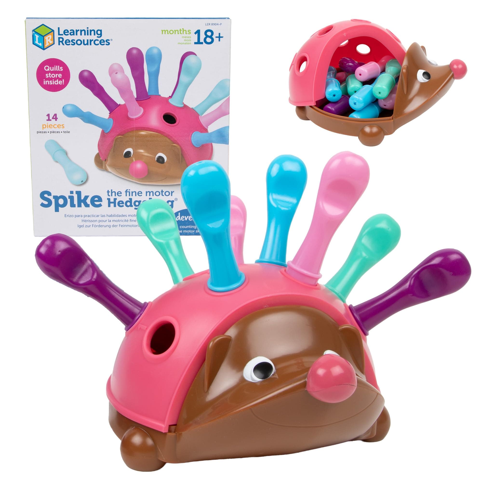SPIKE THE FINE MOTOR HEDGEHOG PINK