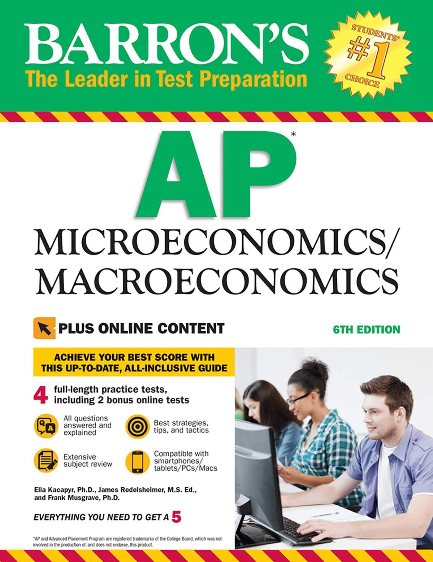 AP Microeconomics/Macroeconomics with Online Tests (Barron's Test Prep)