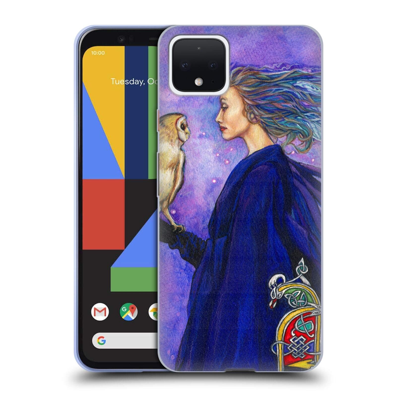 Official Jane Starr Weils Athena Goddess 1 Soft Gel Case Compatible for Google Pixel 4