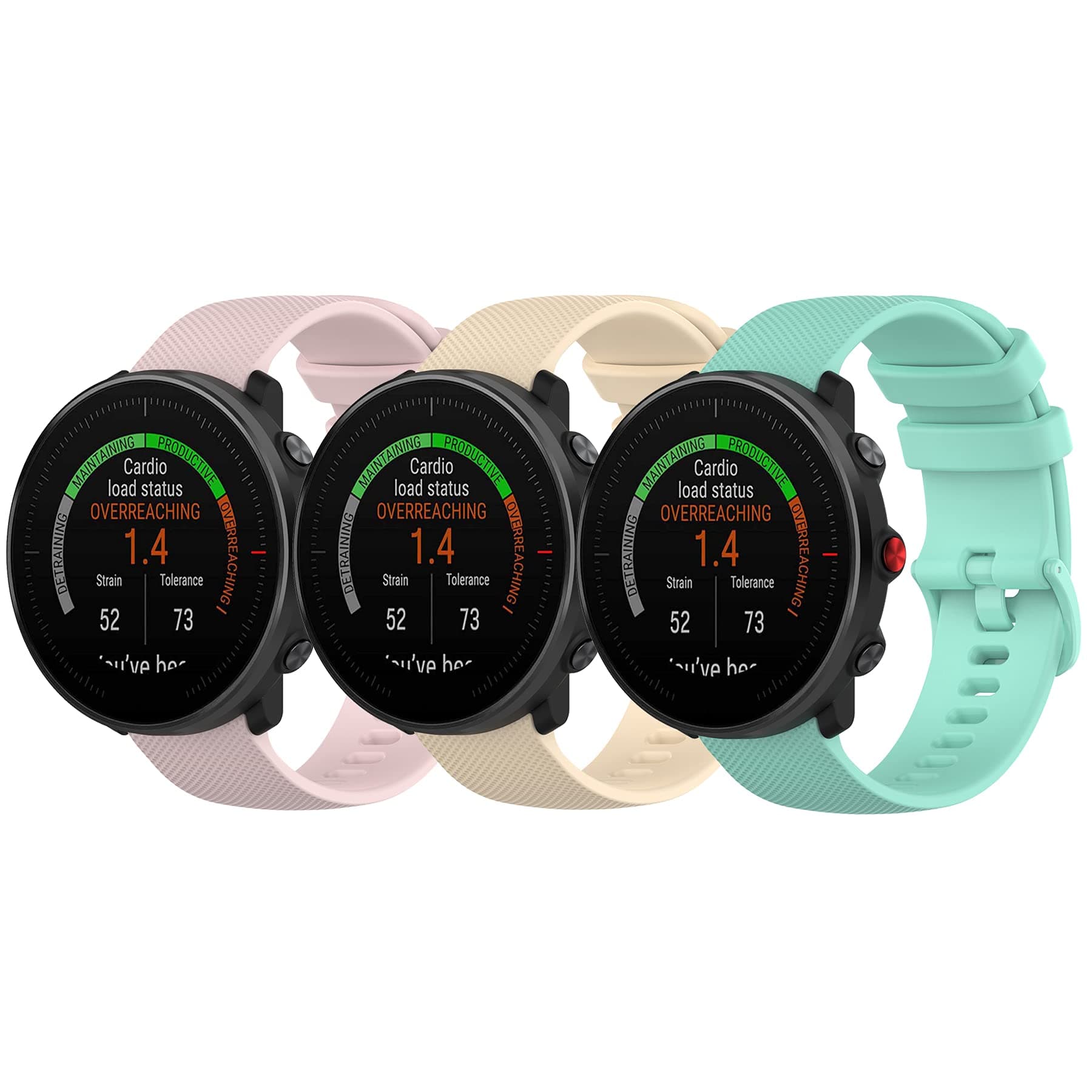 Fit for Polar Ignite/Unite Watch Band - Silicone Replacement Straps for Women & Men