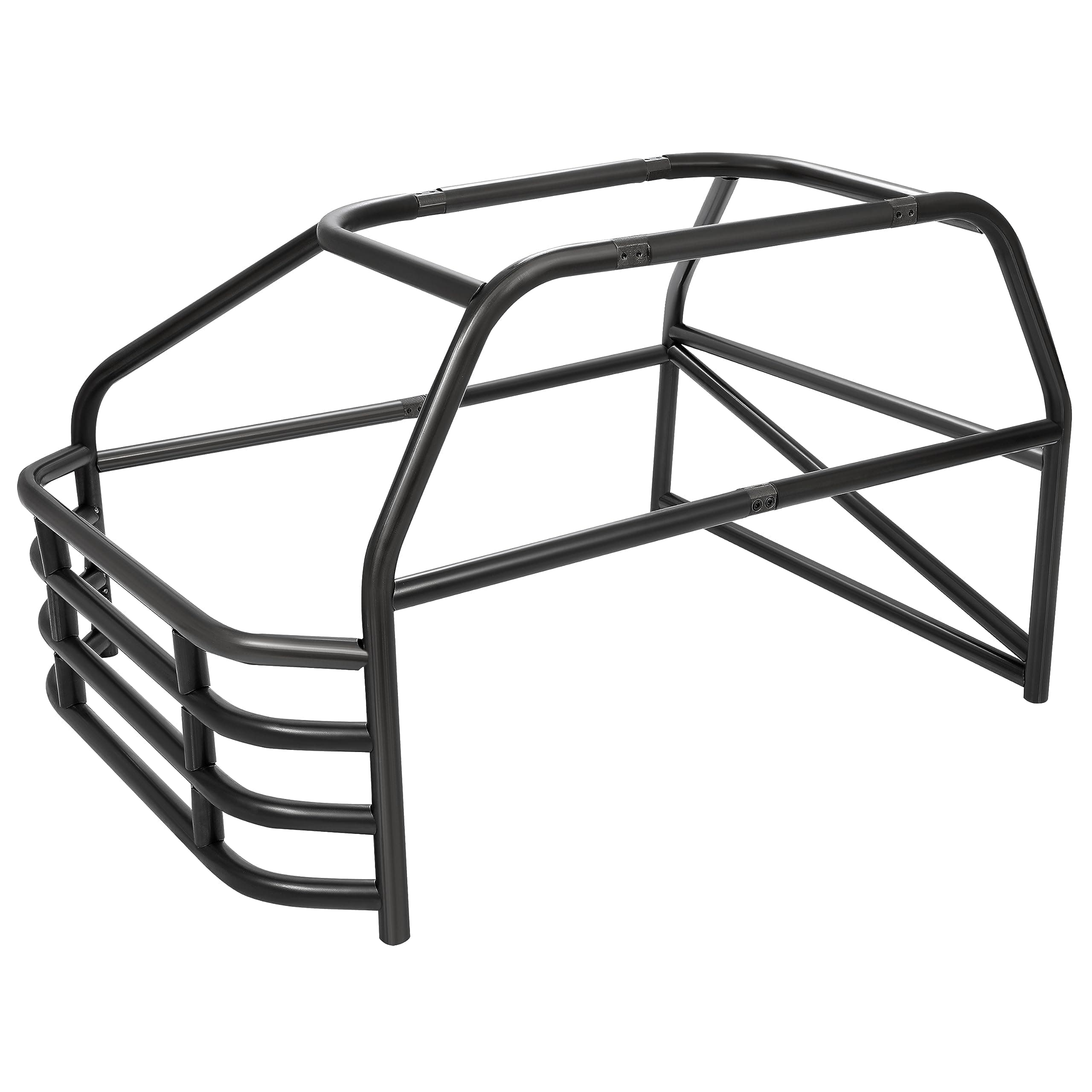 KUAFU Roll Cage Kit Universal Standard Roll Bar for Pickup Trucks Replacement for ALL22107 Steel Bare Metal Black(2 Packages Shipped)