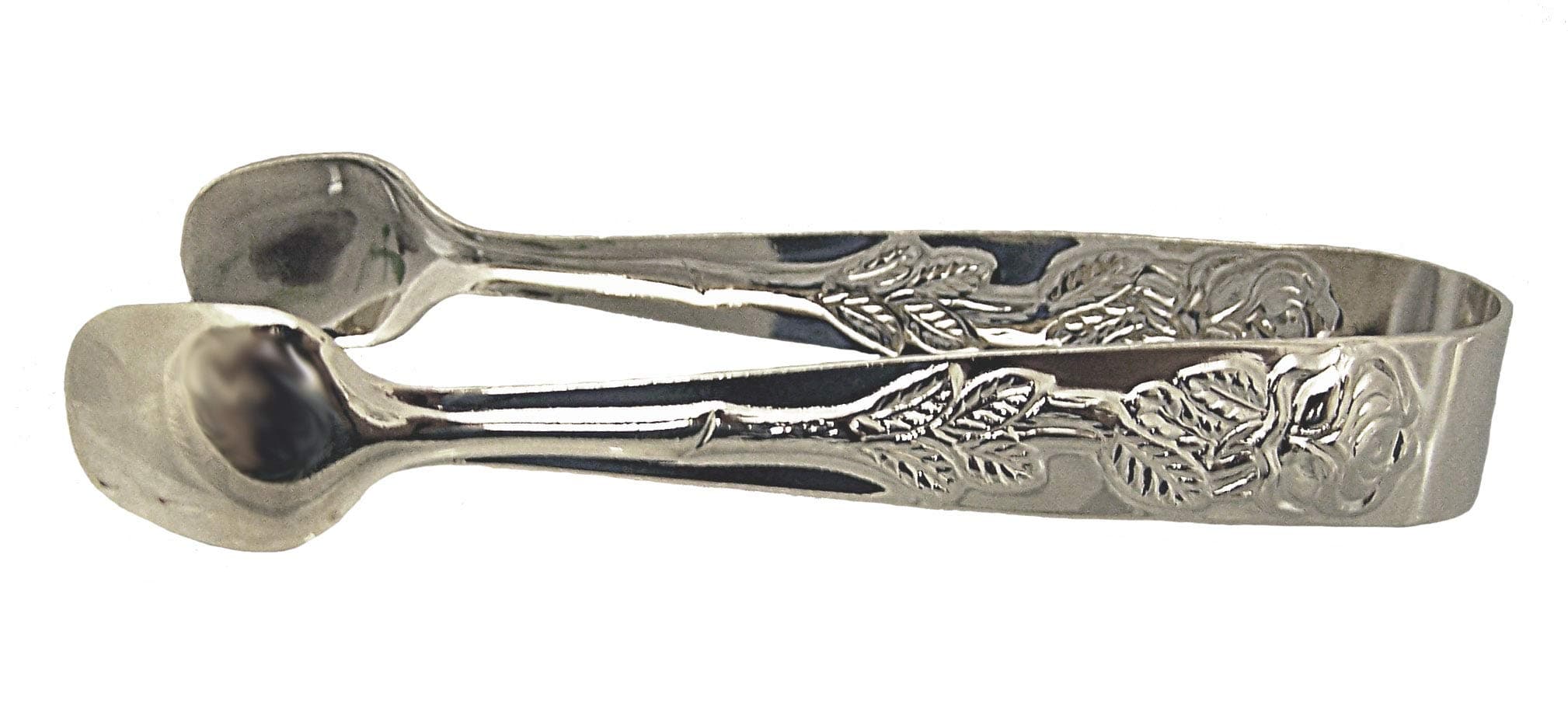 Rose Handle Sugar Tongs-silver Plate