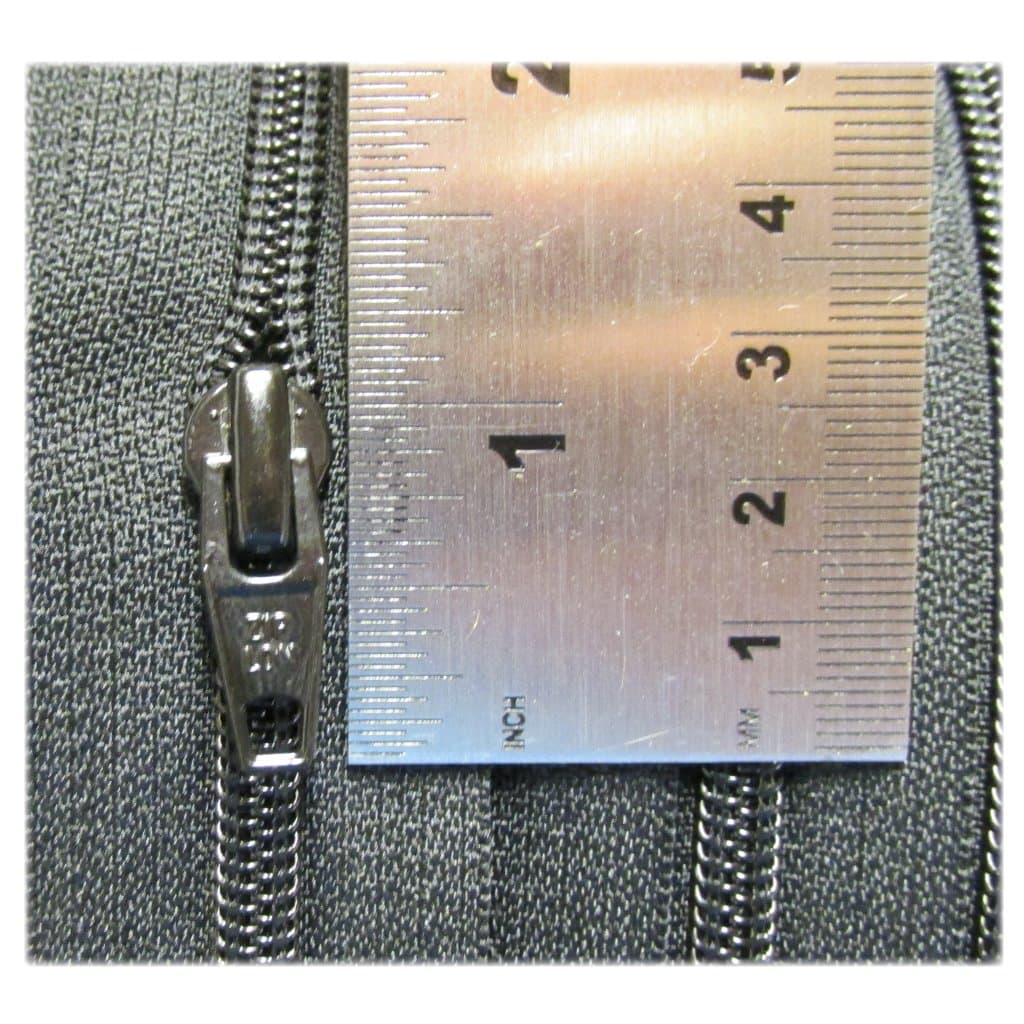 Continuous Chain Zip N5 Various Colours with Sliders YKK Ziplon Brand 5 Metre (Black)