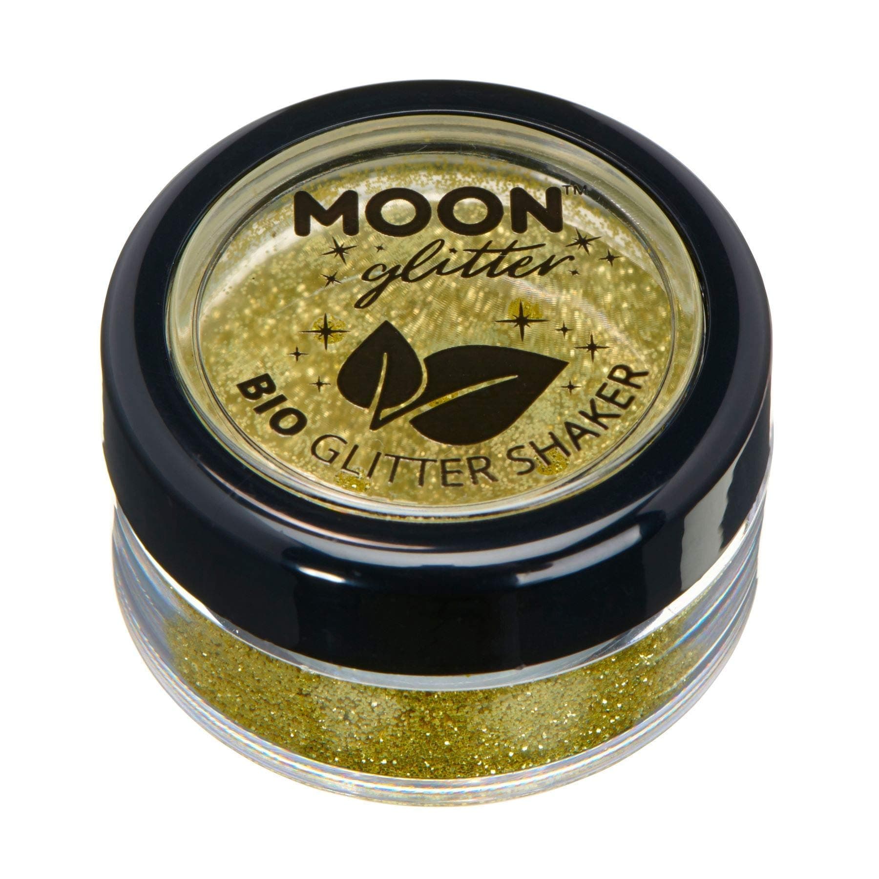 Biodegradable Eco Glitter Shakers by Moon Glitter - 100% Cosmetic Bio Glitter for Face, Body, Nails, Hair and Lips - 5g - Gold