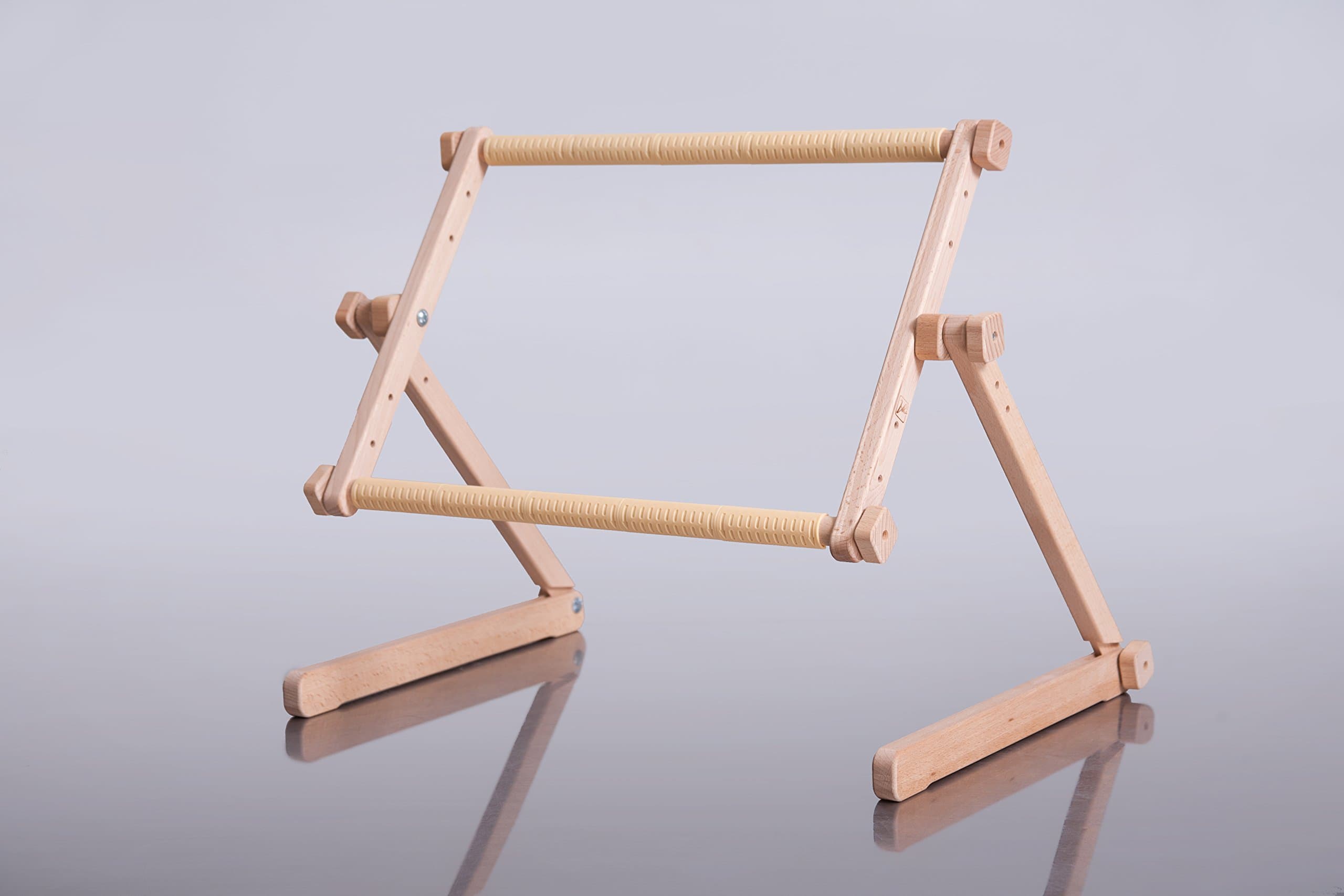 GONCHAROFF Embroidery Frame Olivia for USE ON Table OR Couch; Made from Organic Beech, Complete with Tapestry Frame; 12X15,5 INCHES (30X40CM) – Hands-Free with