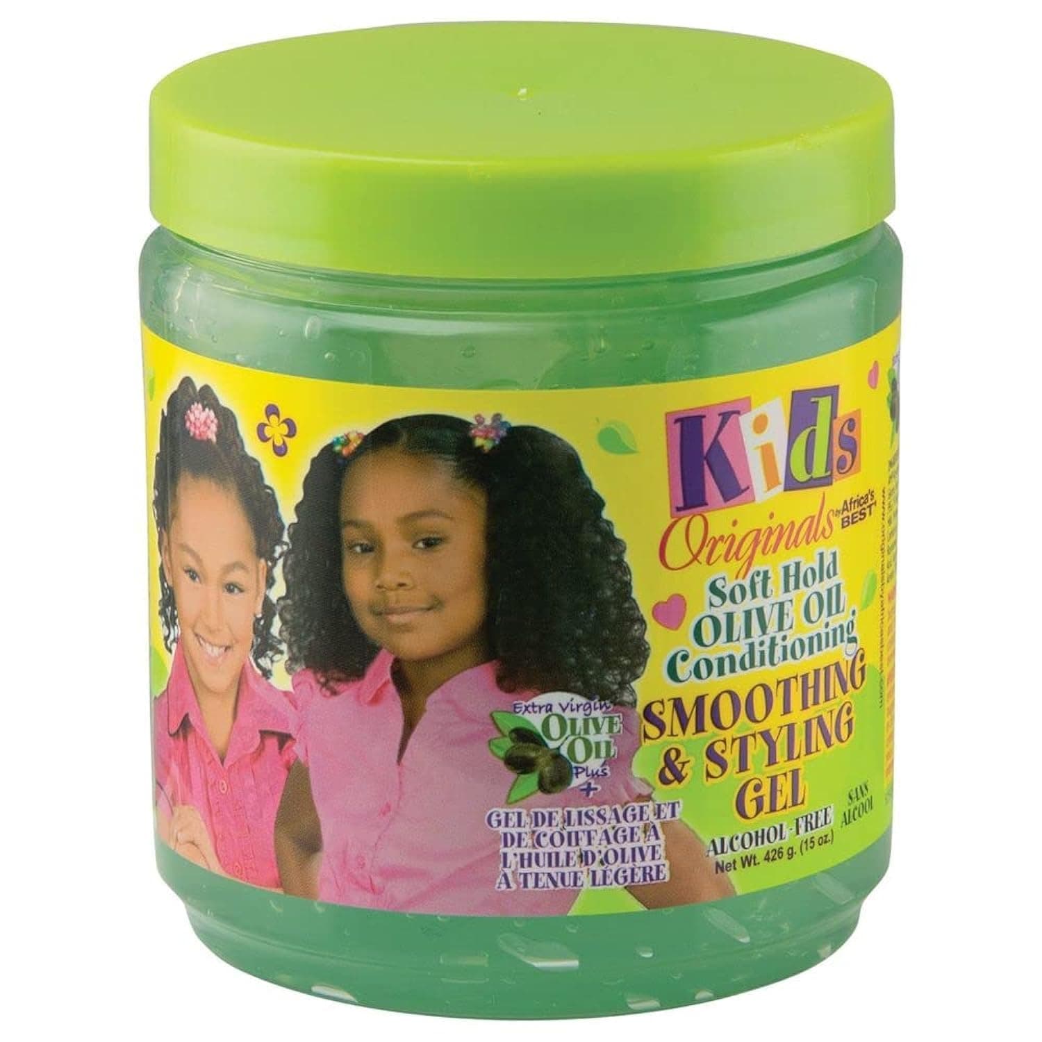Originals by Africa's Best Soft Hold Olive Oil Conditioning Smoothing & Styling Gel, 15oz Jar
