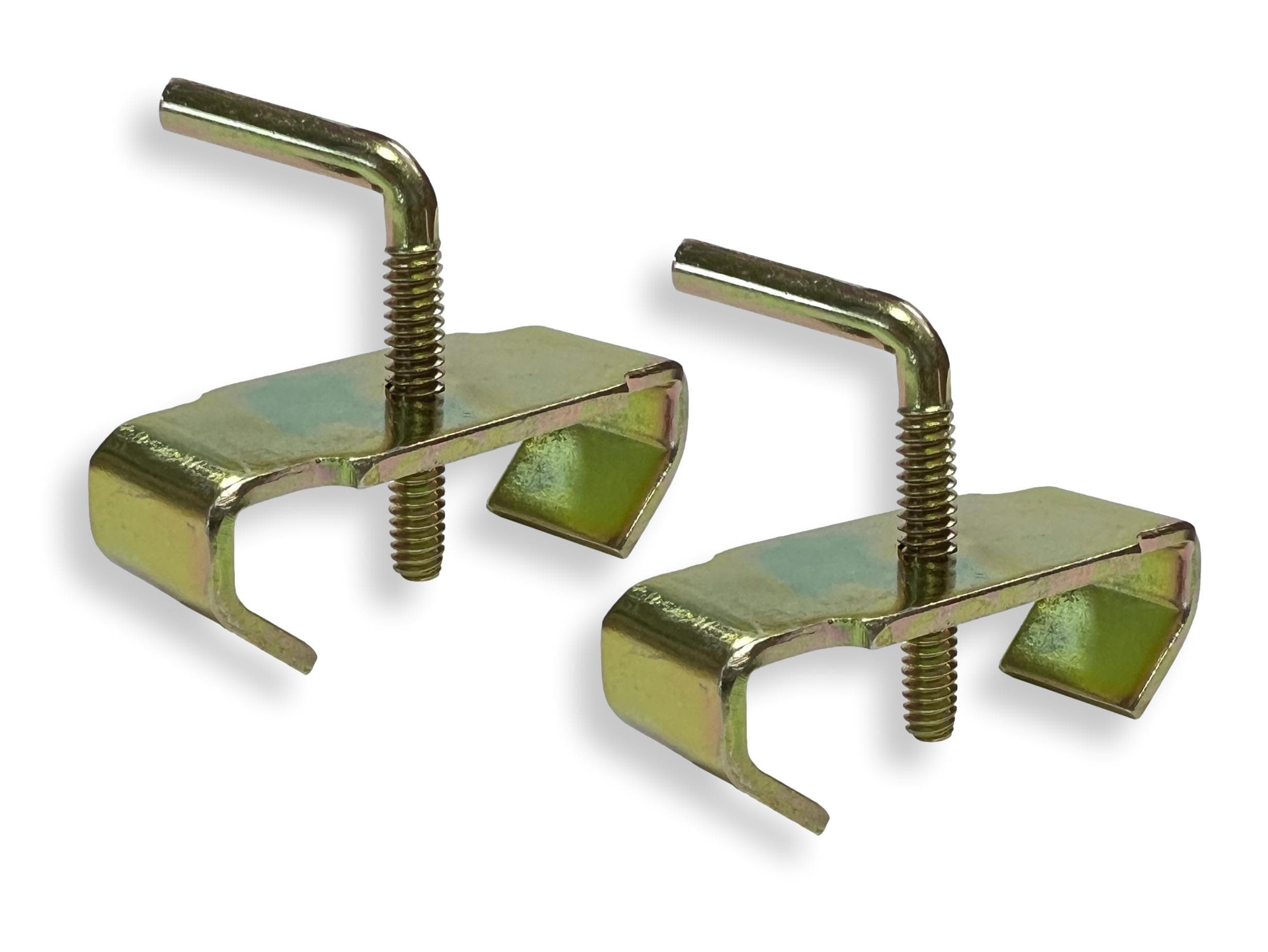 Elegent Upholstery Large Bed Frame C-Clamp for 1-1/2"" Inch Metal Angle - Two (2), Yellow