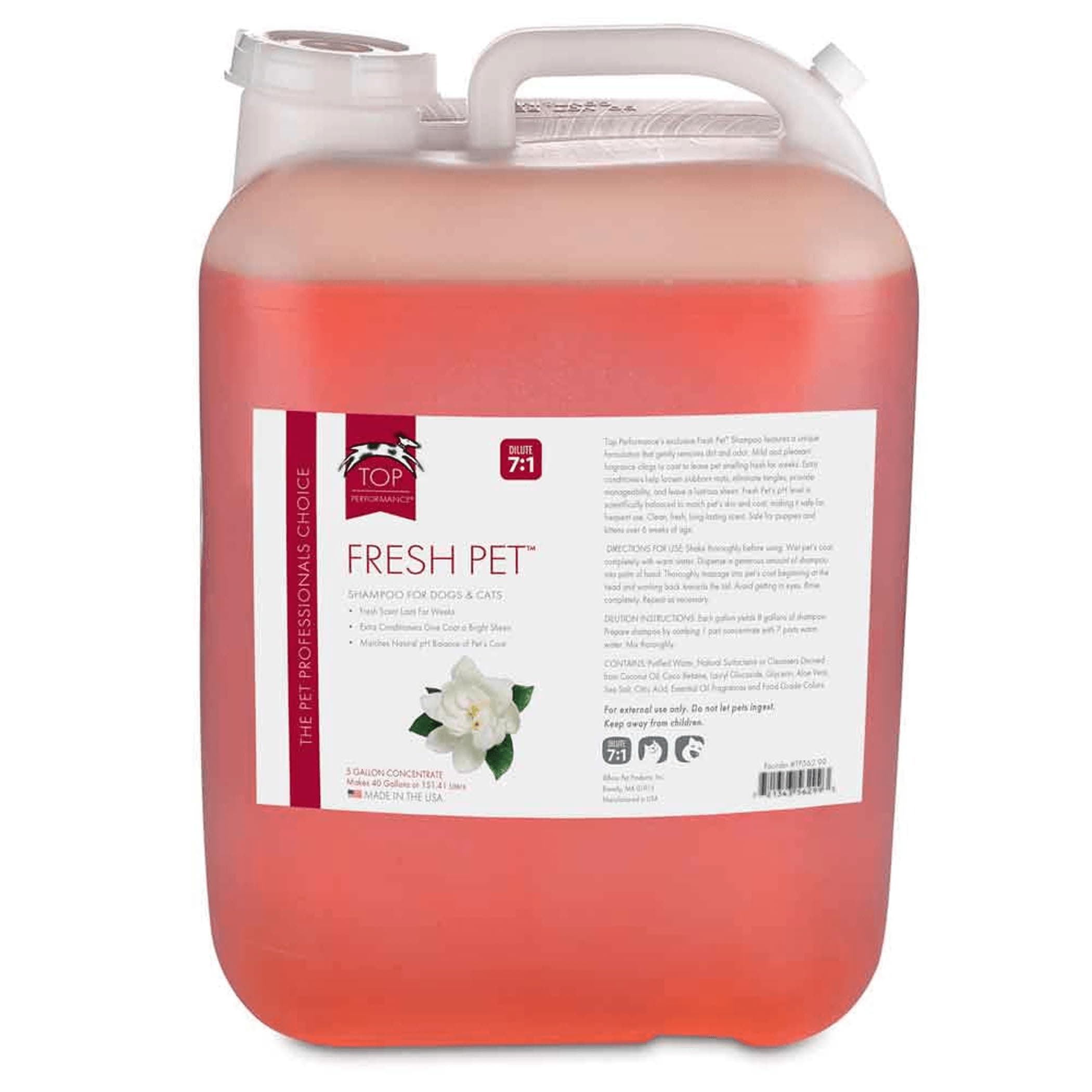 Fresh Dog and Cat Shampoo, 5-Gallon