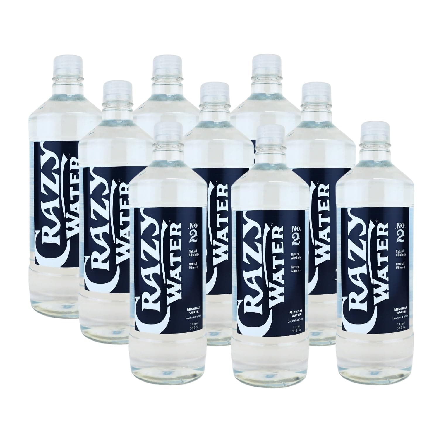 Crazy Water Famous Mineral Water Natural Minerals From Various Depths (Pack of 9, No 2)