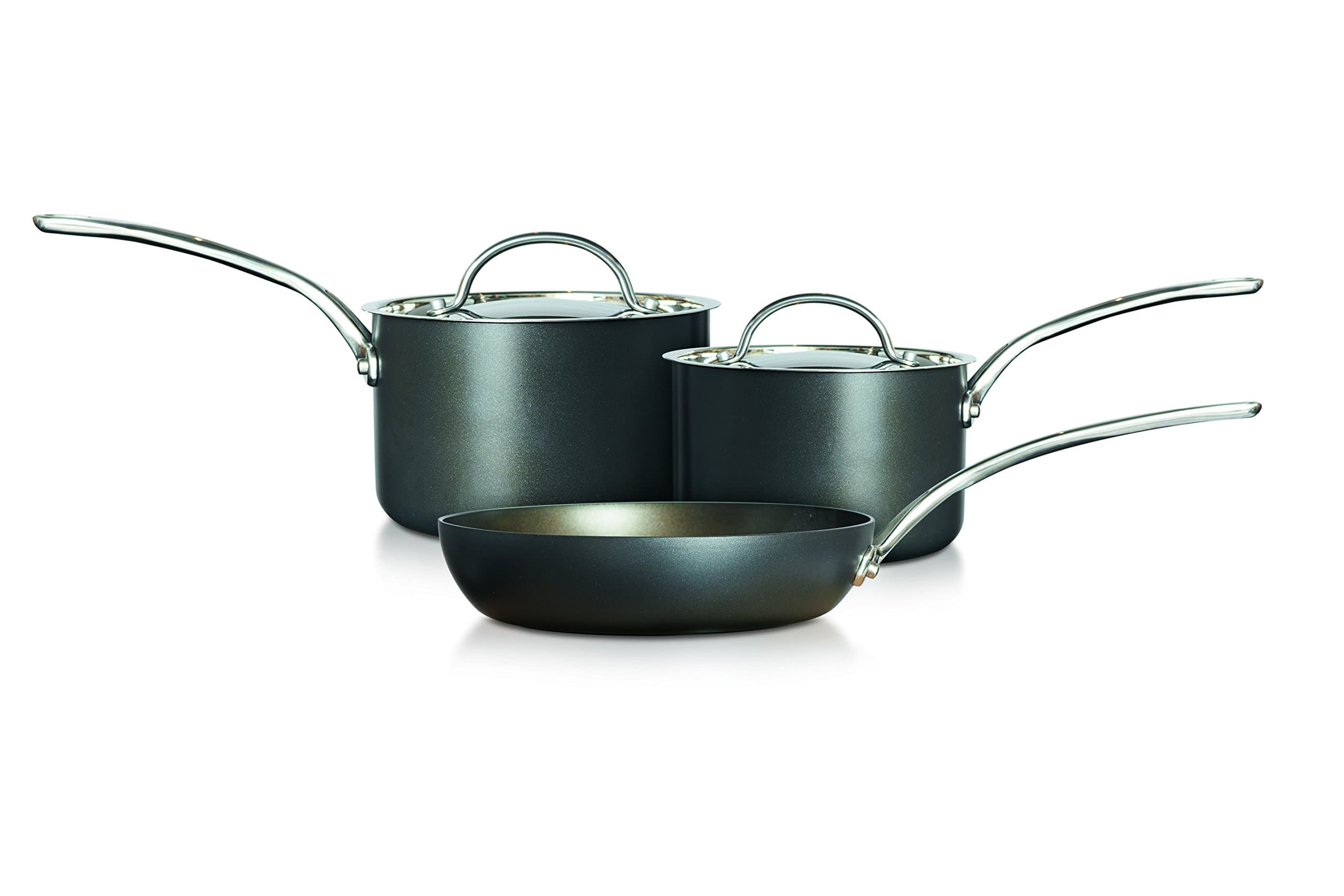 Raymond Blanc Simply Perfect Hard Anodised Cookware Set , 3-Piece - Piece