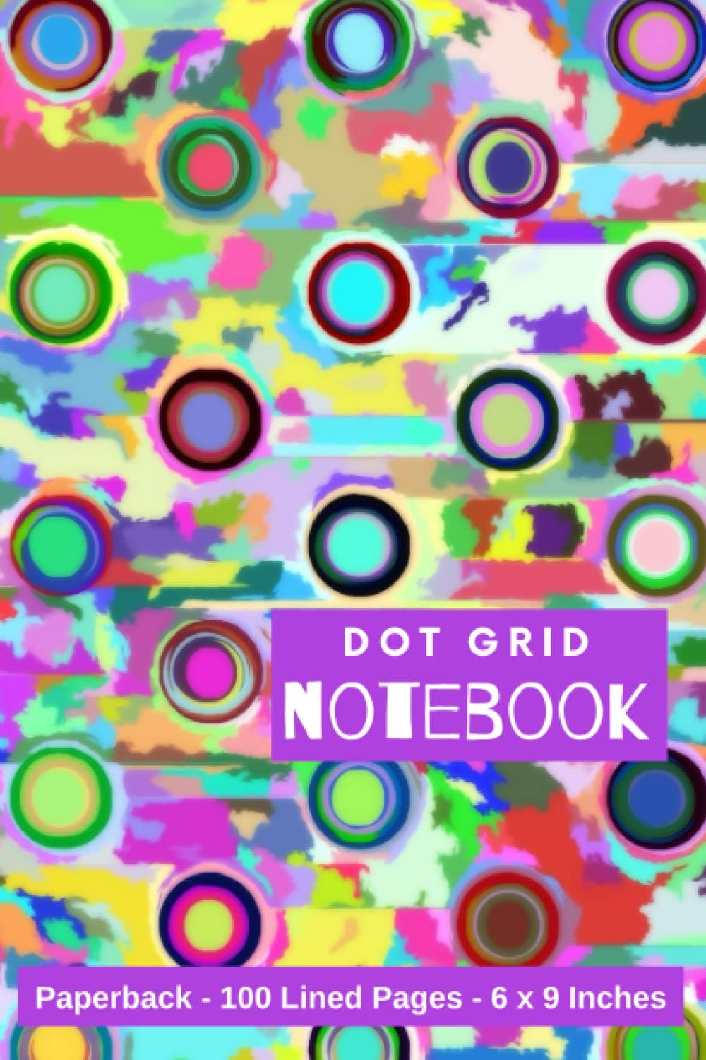 Dot Grid Notebook: Dotted Notebook Journal – punt – Paperback – Soft Matte Cover – 100 Pages – 6 x 9 inches