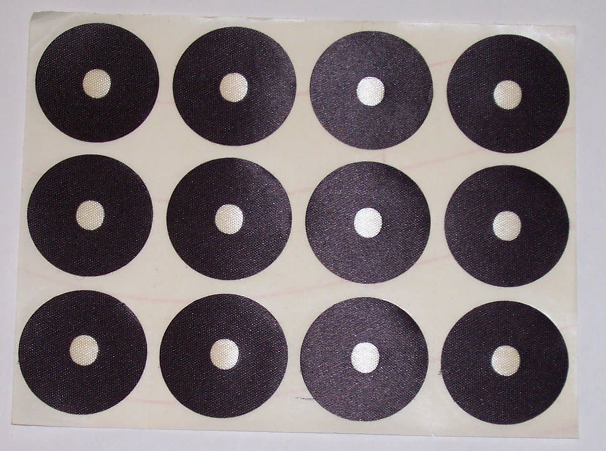 High Skore 12 Large Black Billiard Pool Spots 1-3/8" Regulation Size