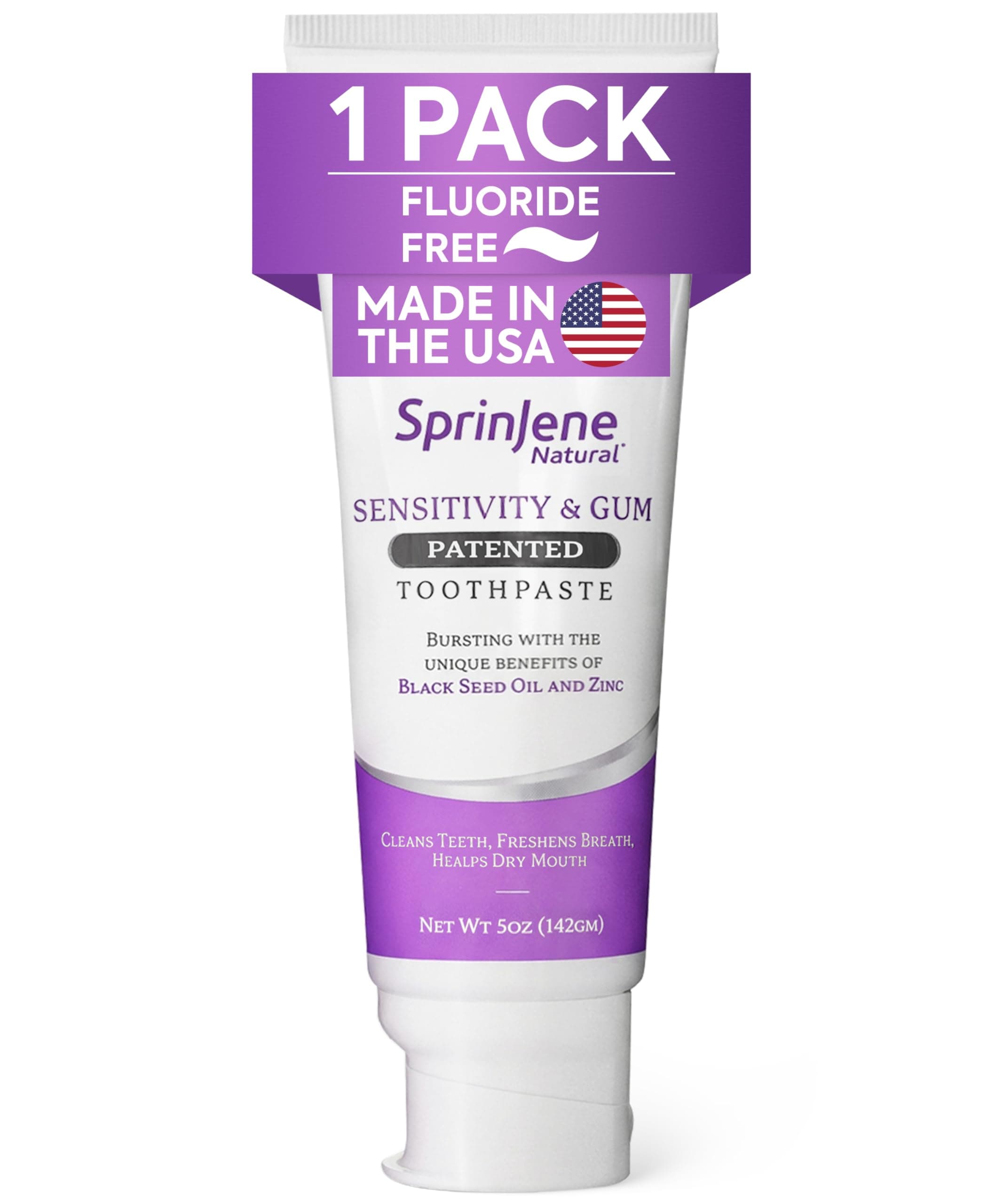SprinJene Sensitivity & Gum Fluoride Free Toothpaste