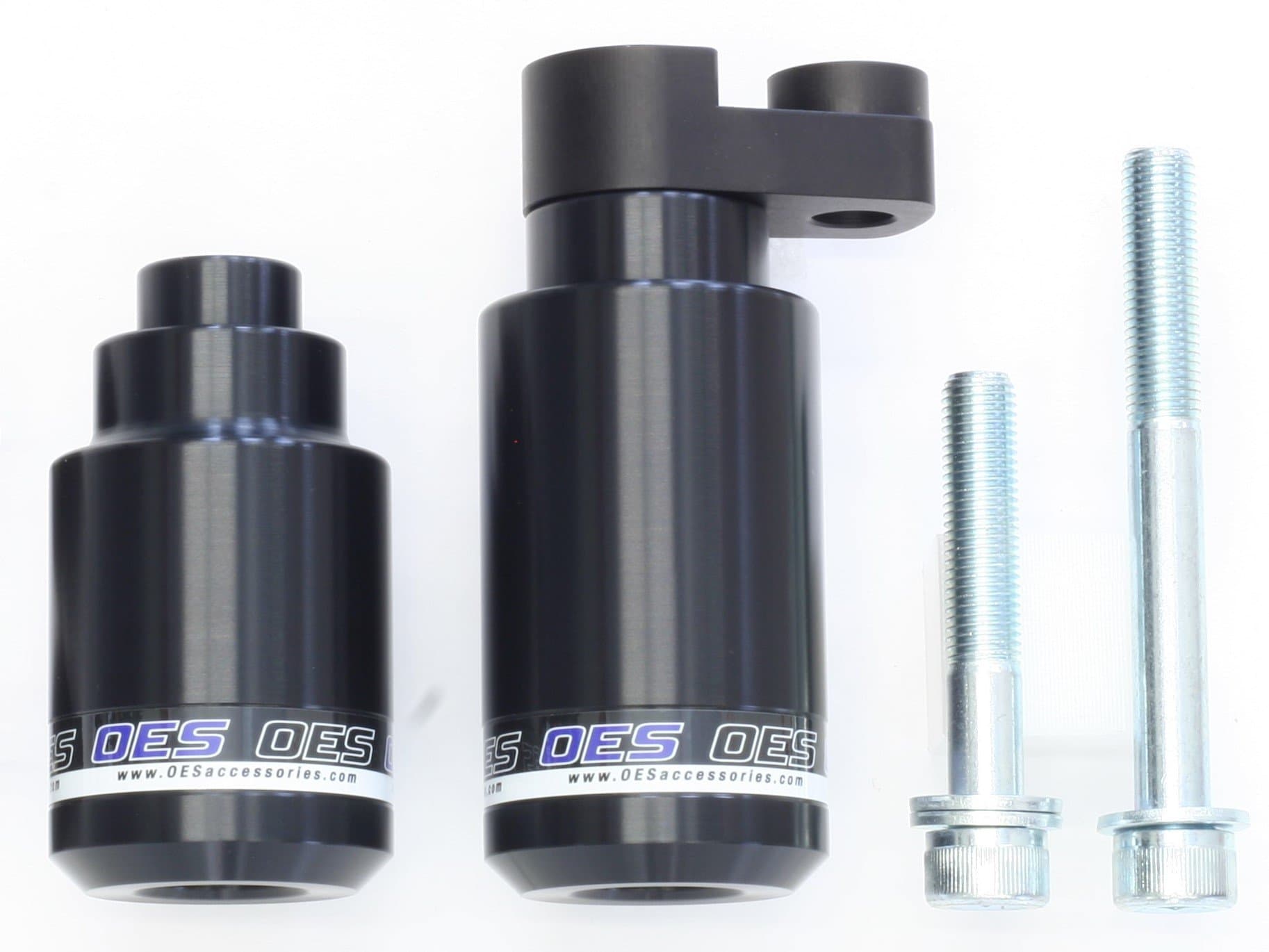 OES Accessories Brand Frame Sliders Compatible with Yamaha YZFR6 R6 2008-2016 No Cut (Blue)