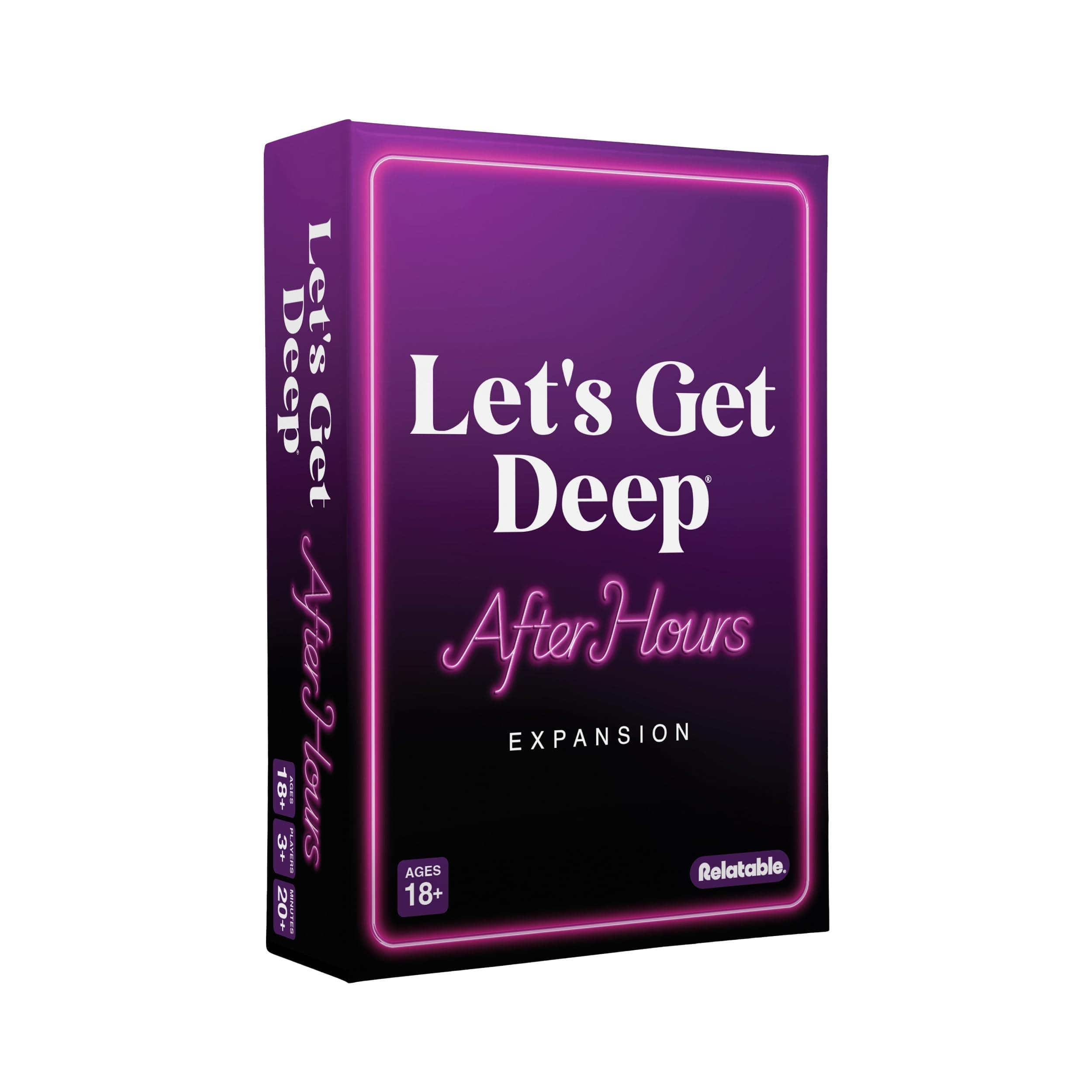 WHAT DO YOU MEME? Let's Get Deep: After Hours Expansion Pack by Relatable, Designed to Add on to The Let's Get Deep Core Game, Great for Couples Gifts, Wedding Registry Gifts, Includes 100 Cards
