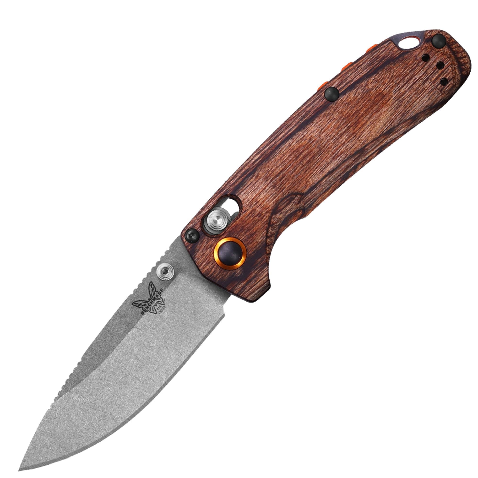 North Fork Hunting Knife with Stablized Wood Handle (15032)