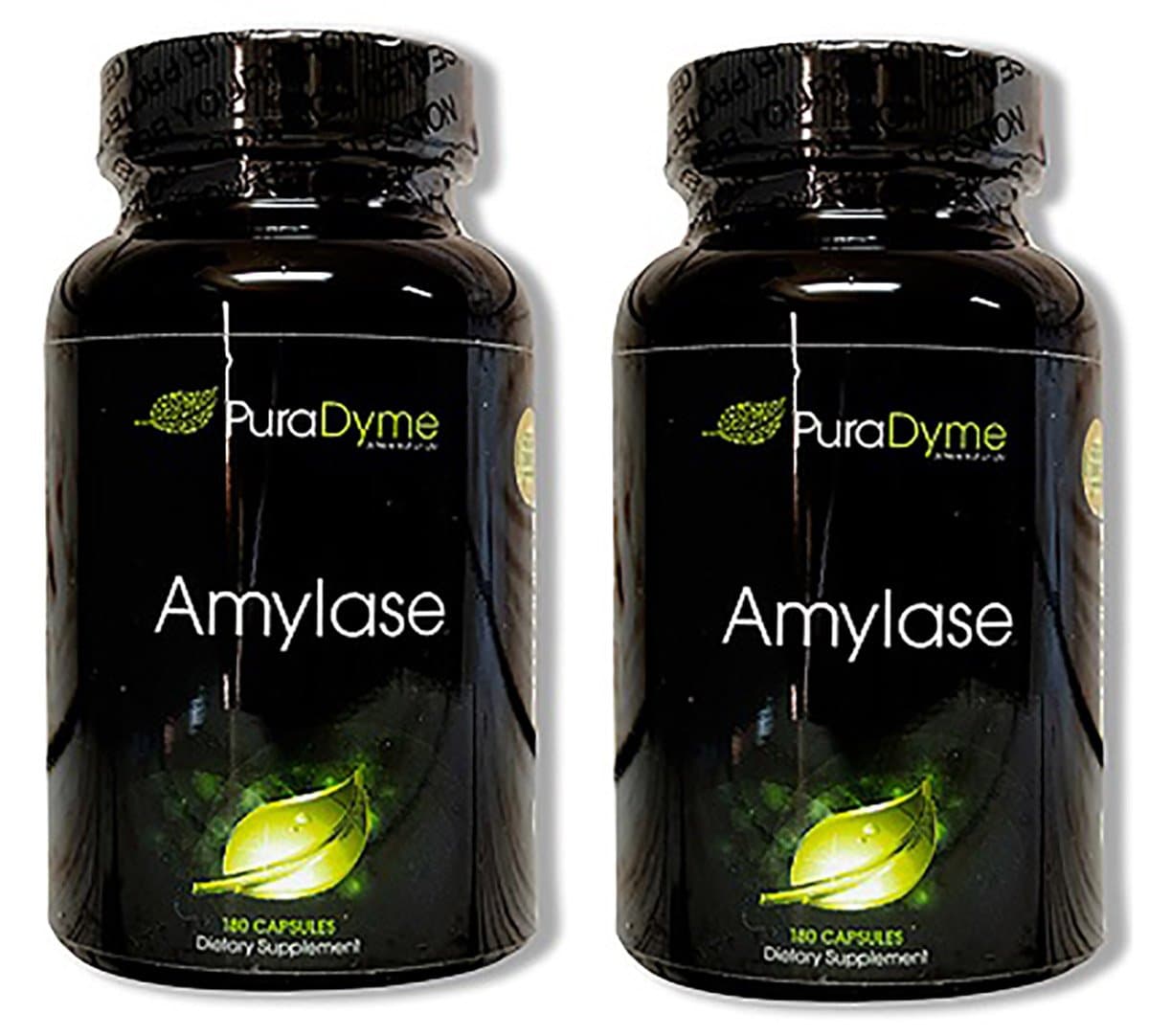 PuraDyme Amylase, 180 Capsules 2 Pack