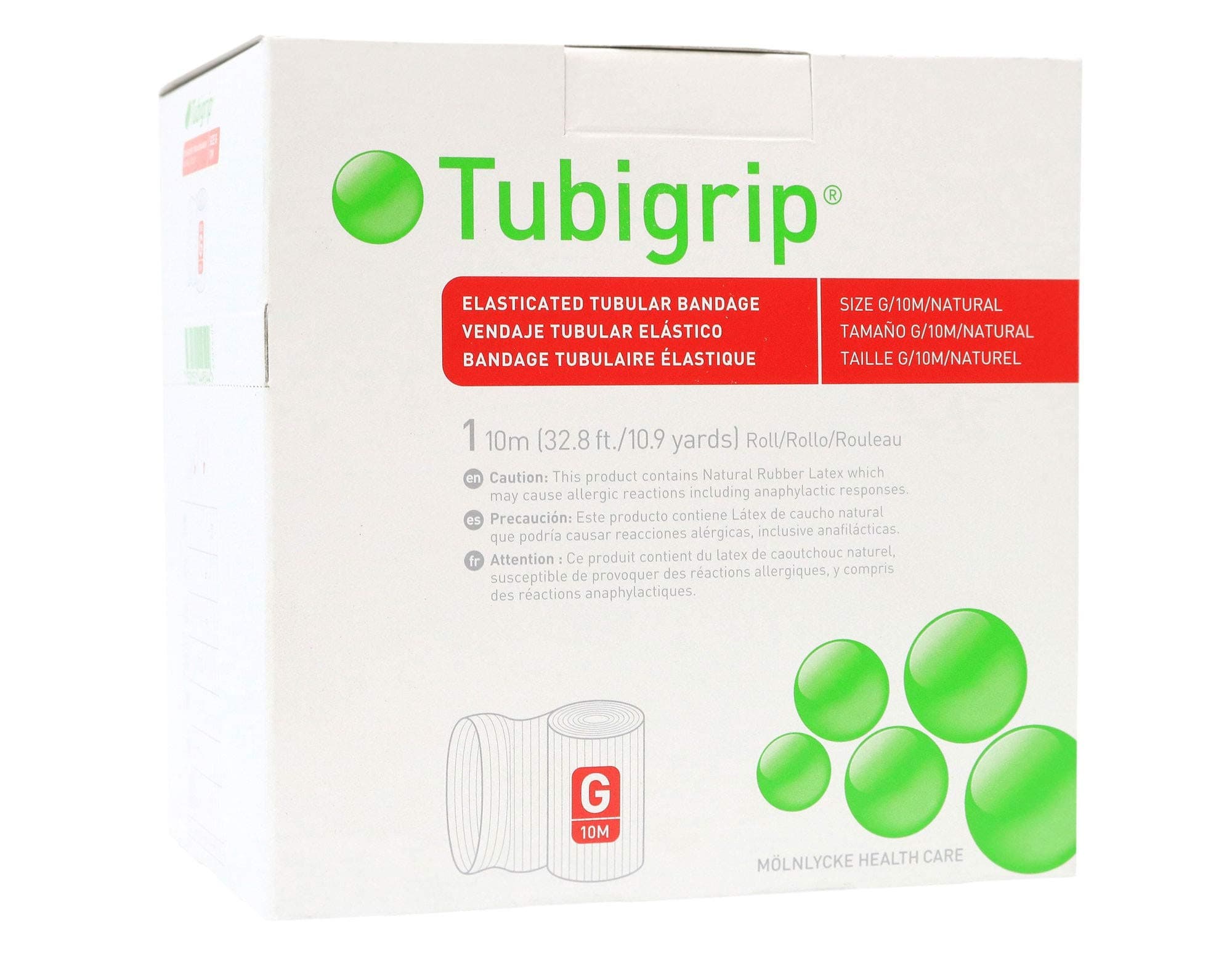 Tubigrip Size G Tubular Bandage 10M Box Natural (32.8ft/10.9yards) by Tubigrip