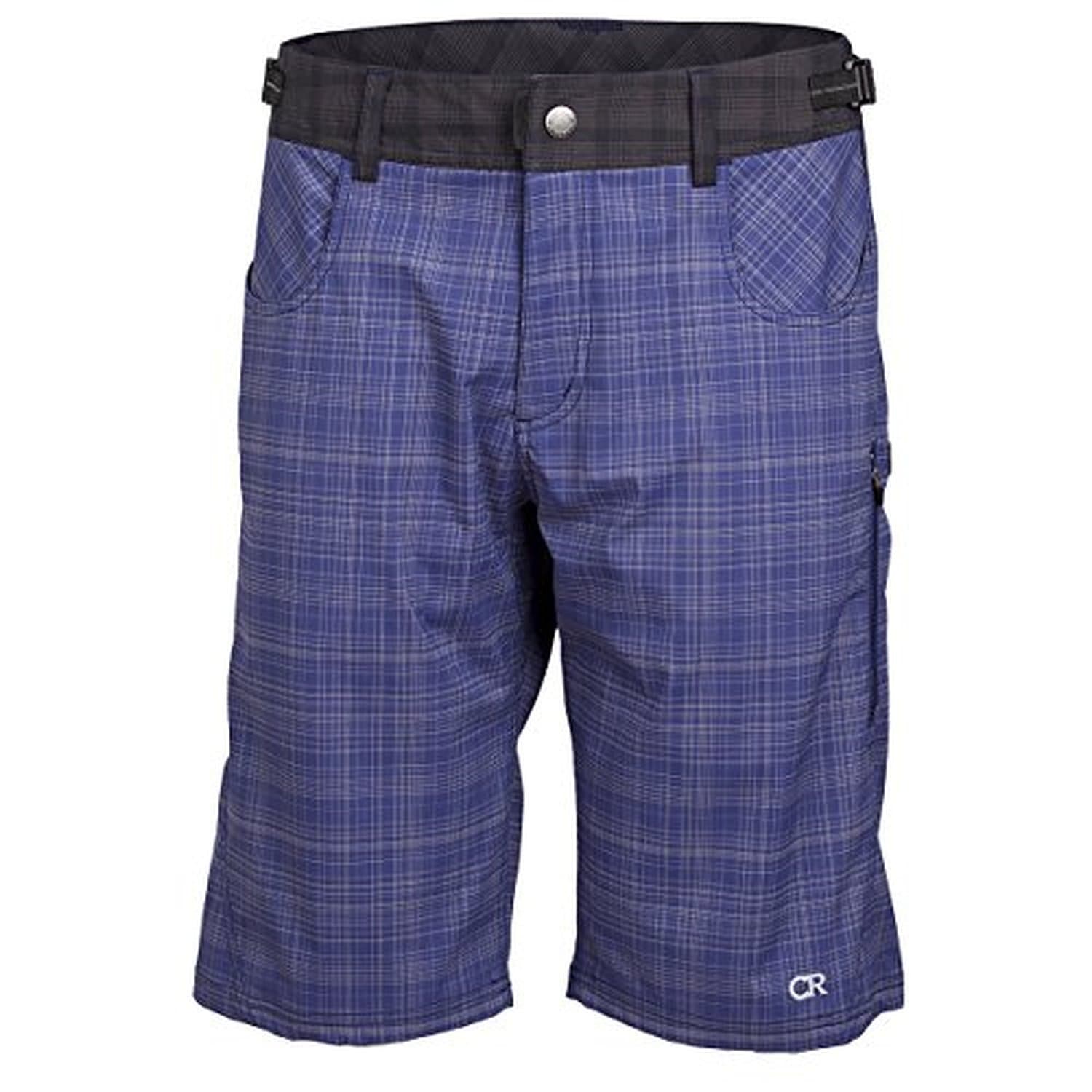 Club Ride Men's Mnt Surf 12'' Mnt Bike Short 2016 (Cobalt Plaid, Medium)
