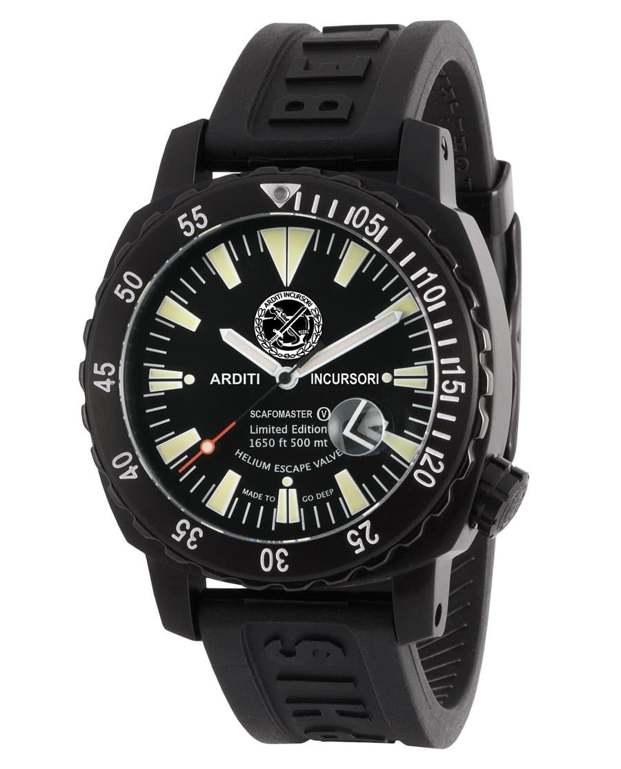 Marina Militare sc5vpbkwh06.c – Watch, Rubber Strap Black