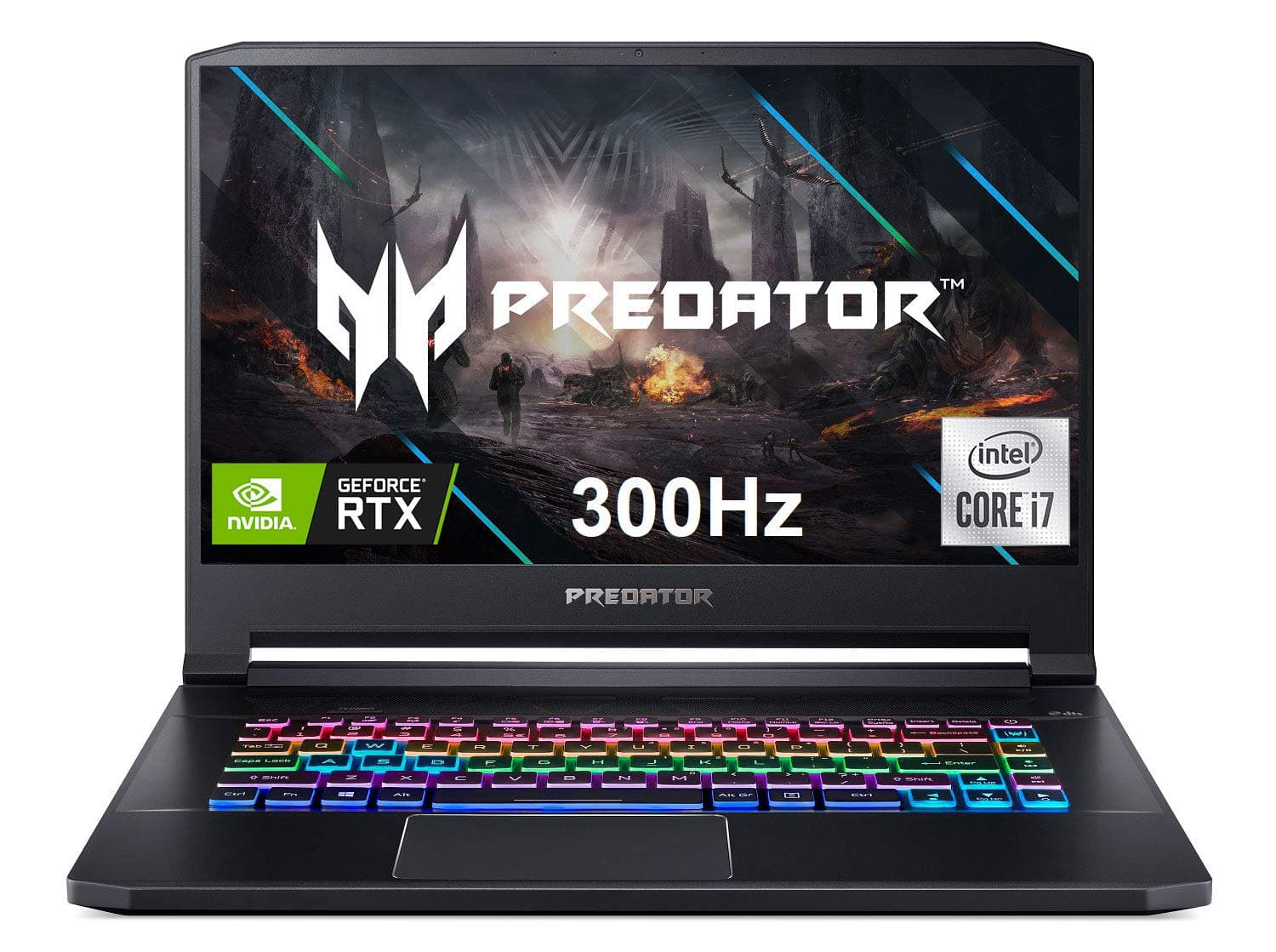 Acer Predator Triton 500 PT515-52-73L3 Gaming Laptop, Intel i7-10750H, NVIDIA GeForce RTX 2070 SUPER, 15.6" FHD NVIDIA G-SYNC Display, 300Hz, 16GB Dual-Channel DDR4, 512GB NVMe SSD, RGB Backlit KB