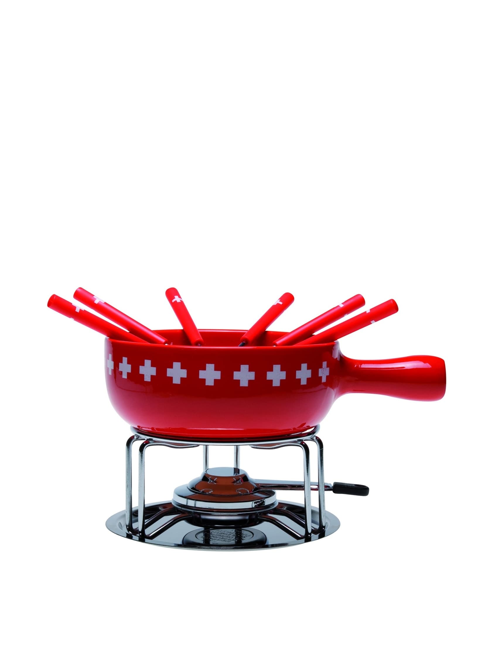 Trisa Fondue Set Red/Black