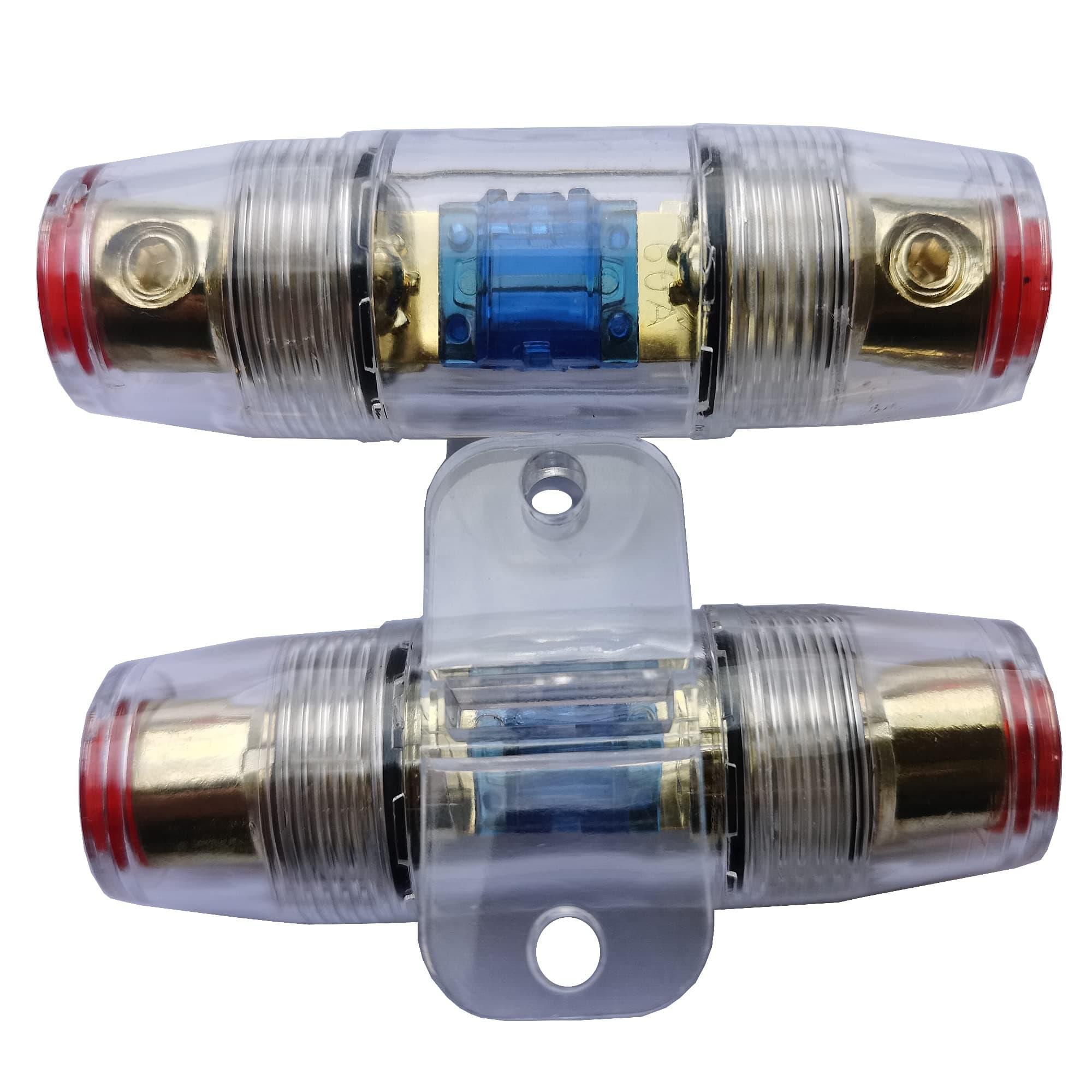 IN LINE MINI ANL FUSE HOLDER FOR CAR AUDIO 4GA/8GA-4GA/8GA INCLUDE FUSE