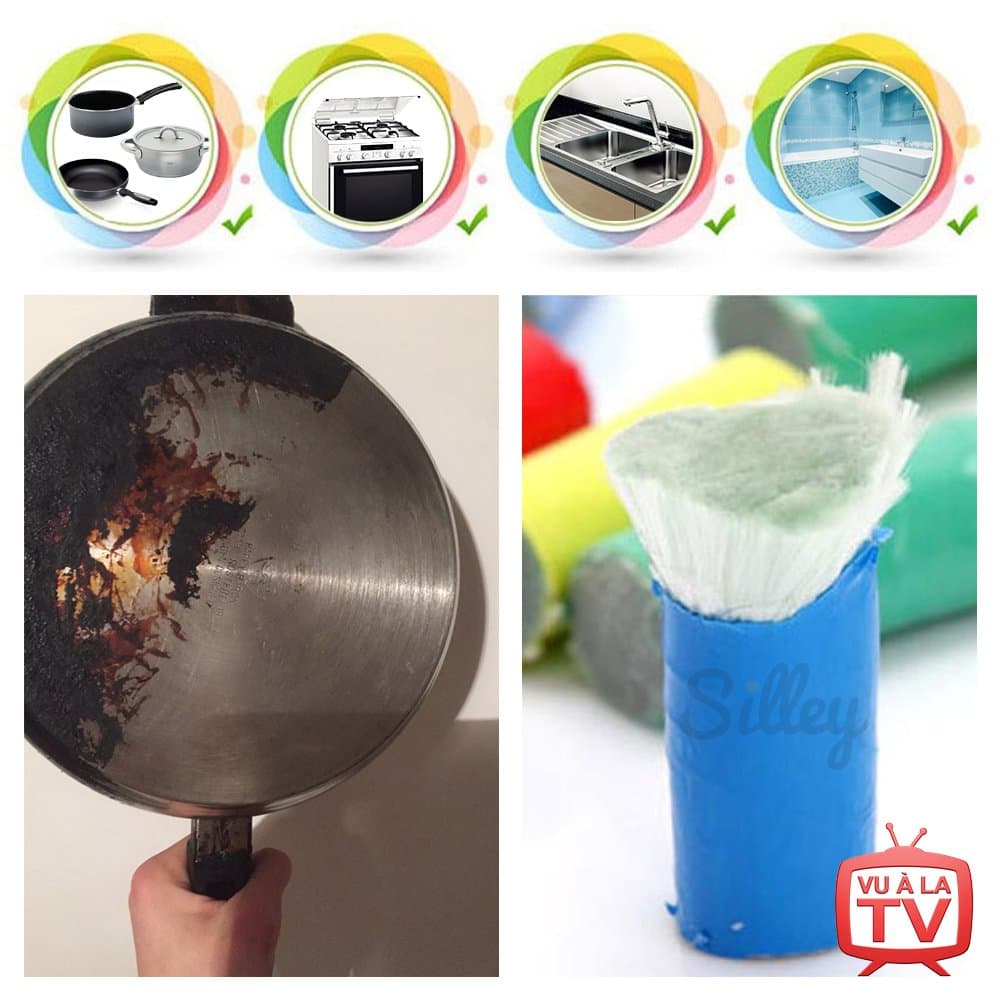 [New Release] silley 2016 ® Magic Stick (Pack of 2) & # X2605; Stainless steel, metal, stainless steel cleaner, Tiles, etc – for RIM STRIP Saucepan, Frying Pan, sinks, Cooker, Hob, Worktop, History of Car, etc – Removes Dirt, Rust, Glue, Money Etc – Just Cleaning Cream with and without Water, Stone, Stone Cleaning Stone Clay or as a brush stainless steel