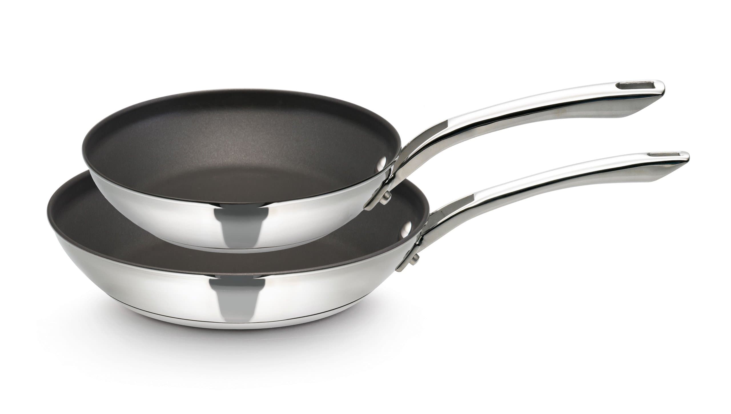 Meyer Raymond Blanc by Anolon Stainless Steel Twin Pack Skillets