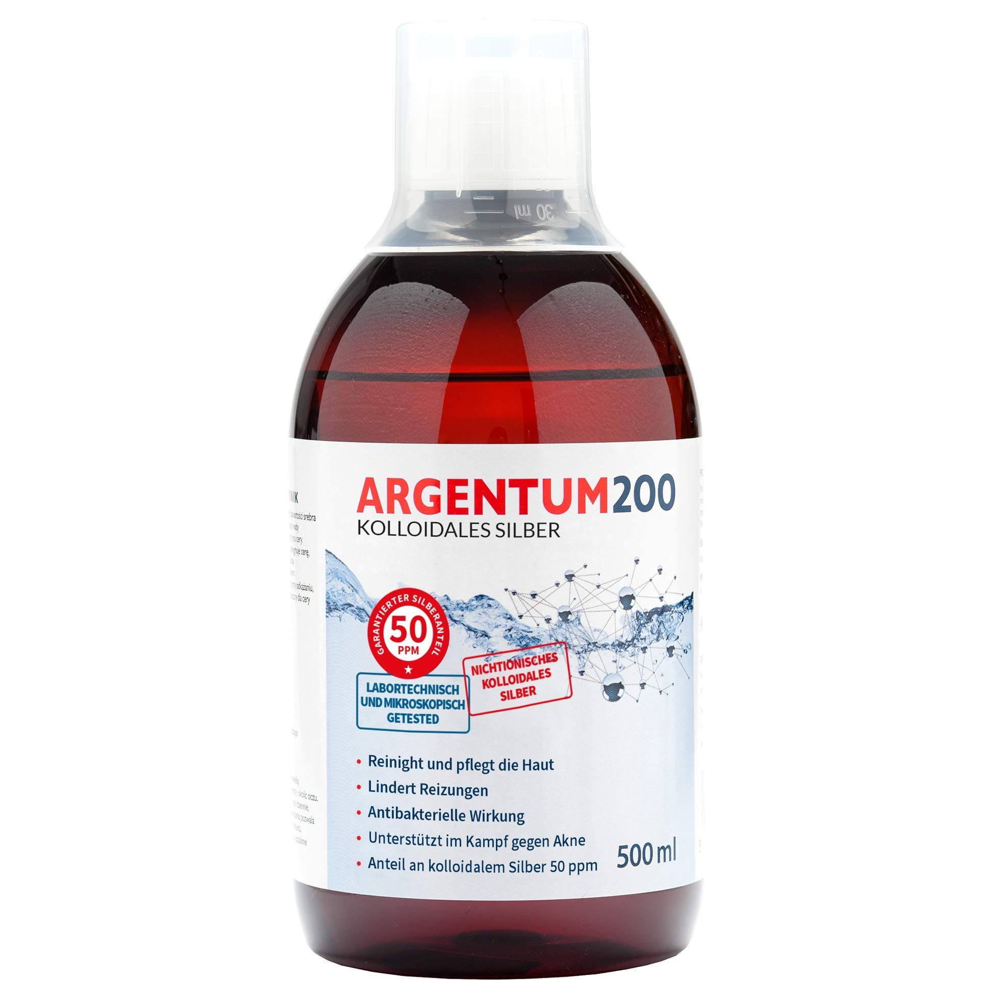 Aura Herbals Argentum 200 Colloidal Silver Toner (50ppm) 500ml