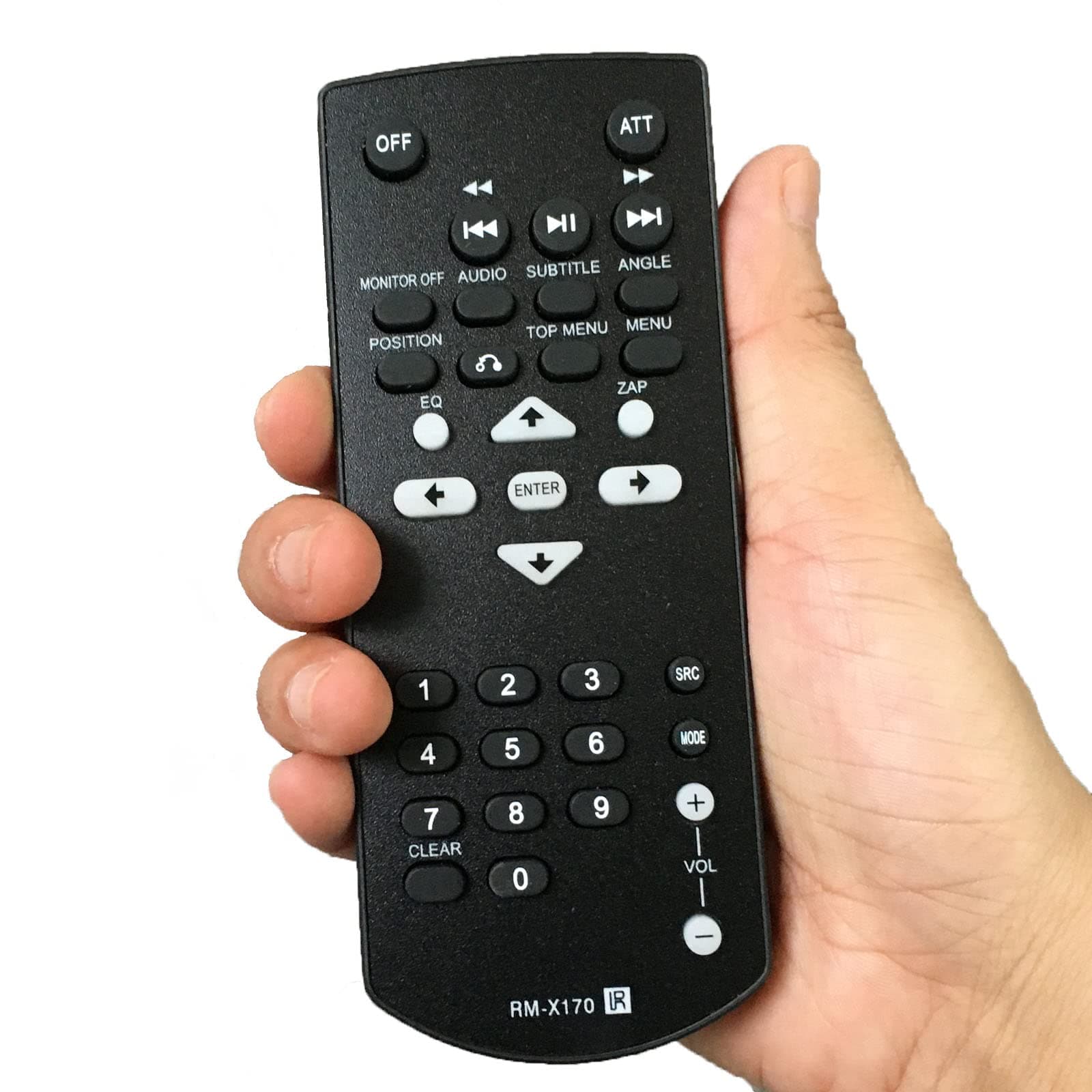 KassionelRM-X170 Replacement Remote Control RMX170 Compatible for Sony Media Receiver XAV-V10BT, XAV-AX100, XAV-AX1000, XAV-AX5000, XAV-AX5500, XAV-AX7000, XAV-AX8000