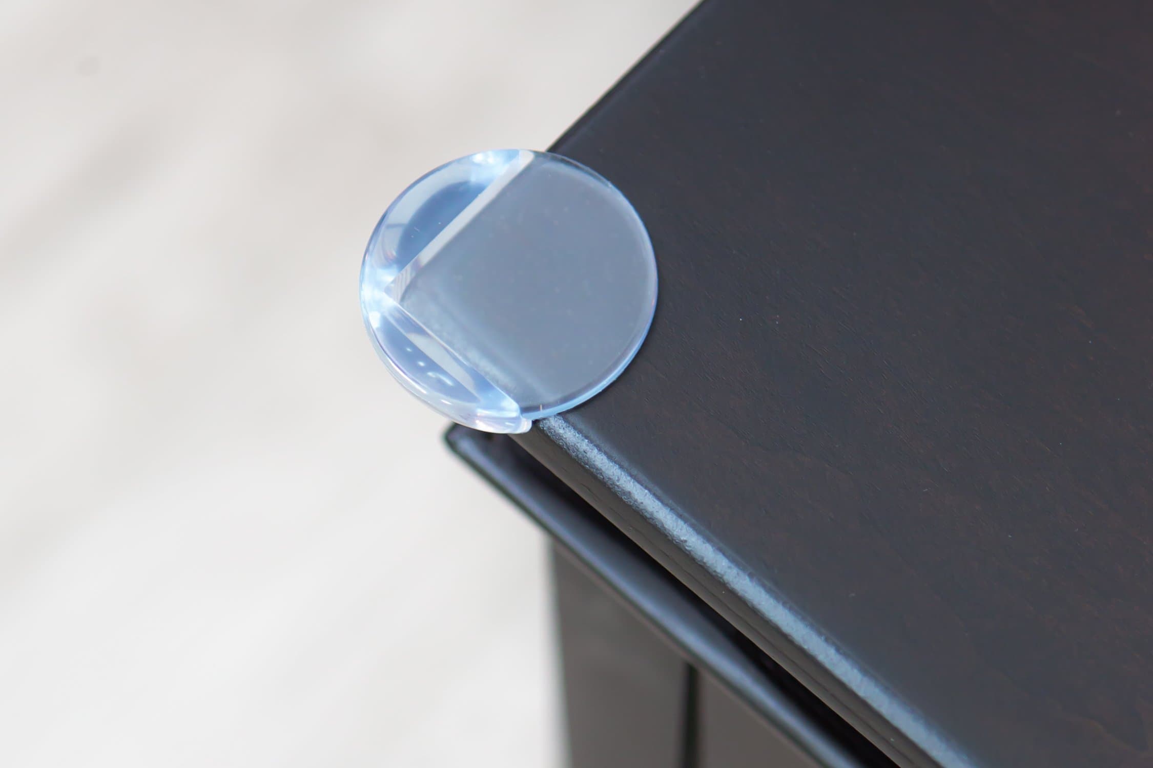 Baby Proofing Corner Cushion Guards 8-Pack Clear | Table Edge Safety for Child Proofing Corners | Superior Quality Adhesive (8 Pack, Clear)