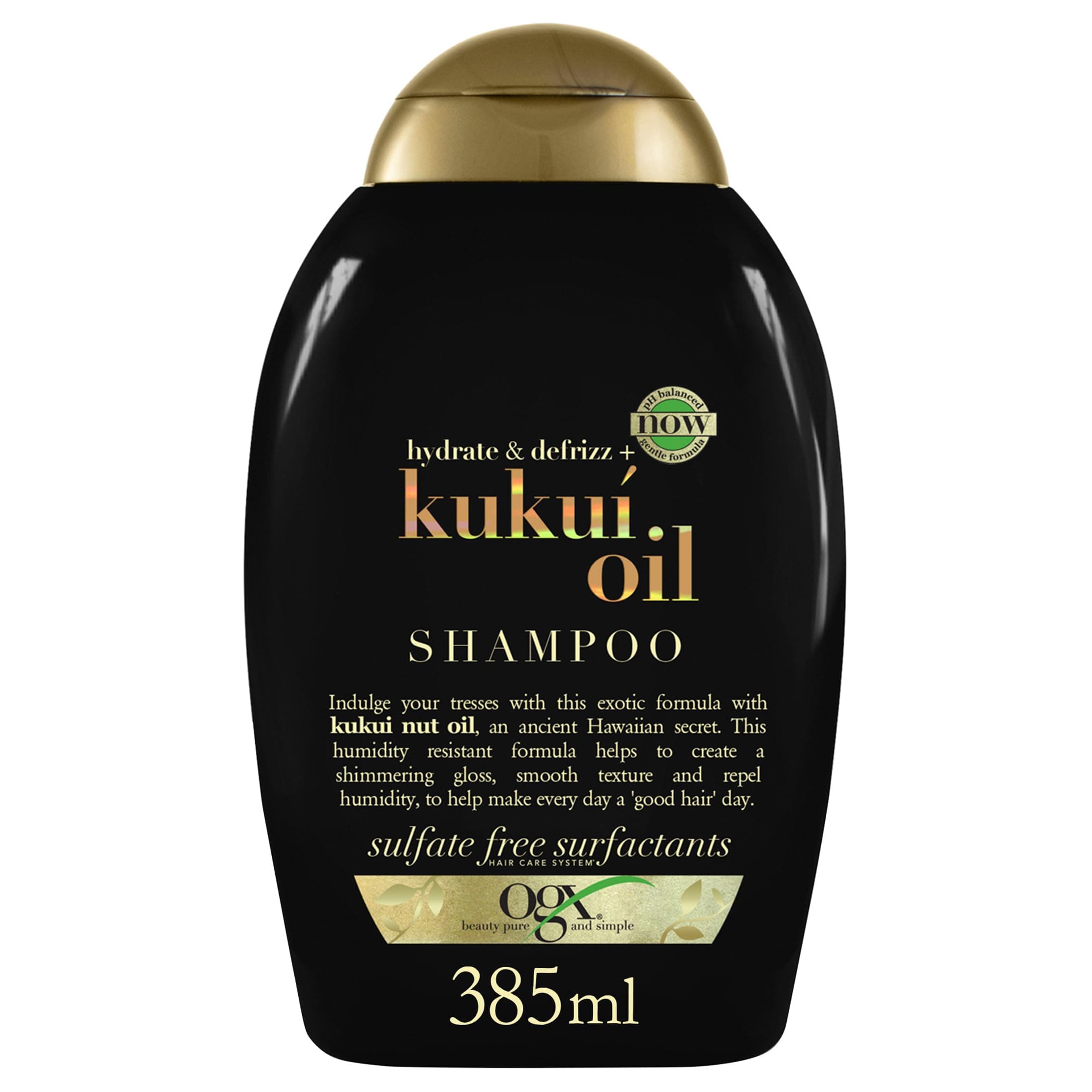 Kukui Oil Shampoo Hydrate Plus Defrizz 13oz (385ml)