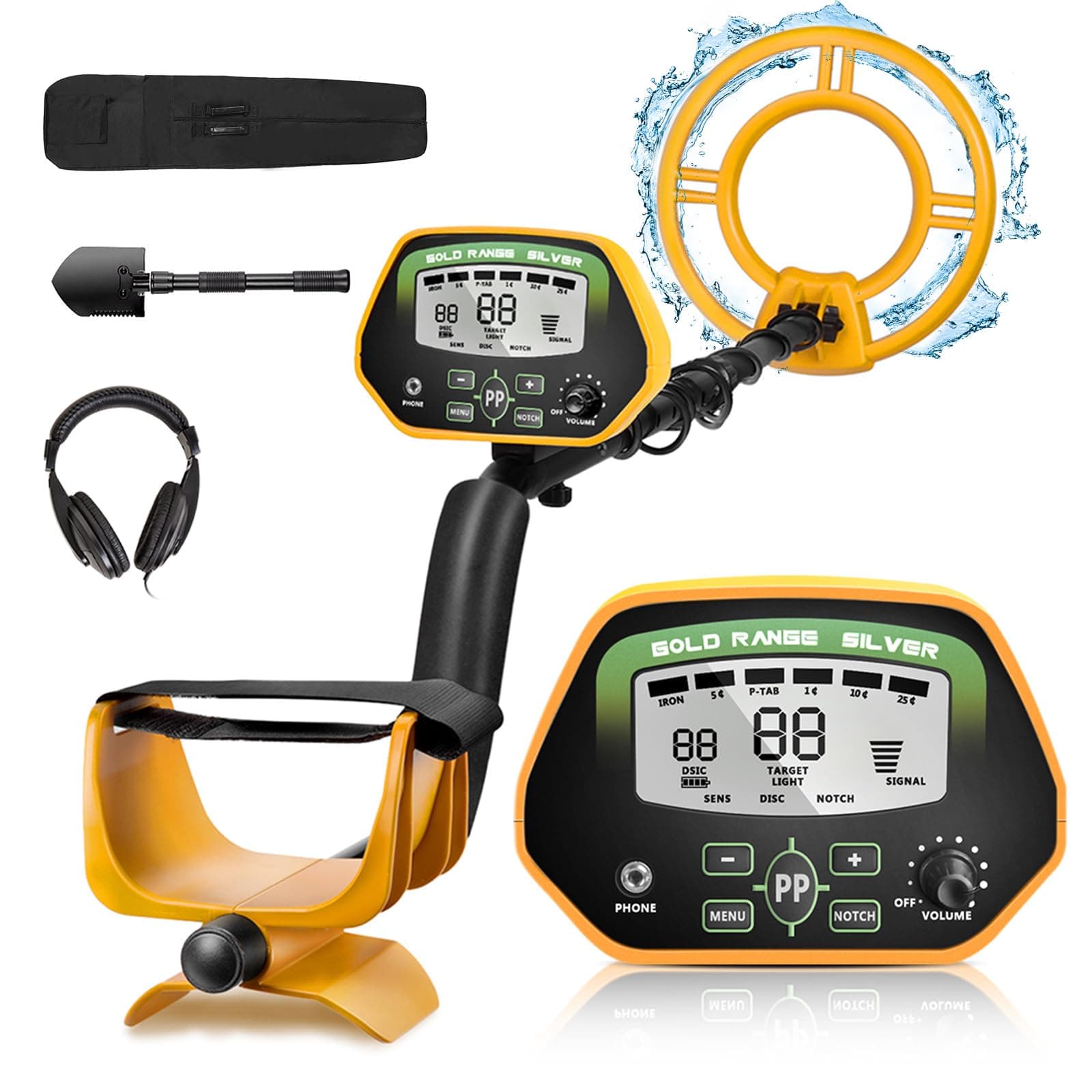 Metal Detector GC-1037 Yellow