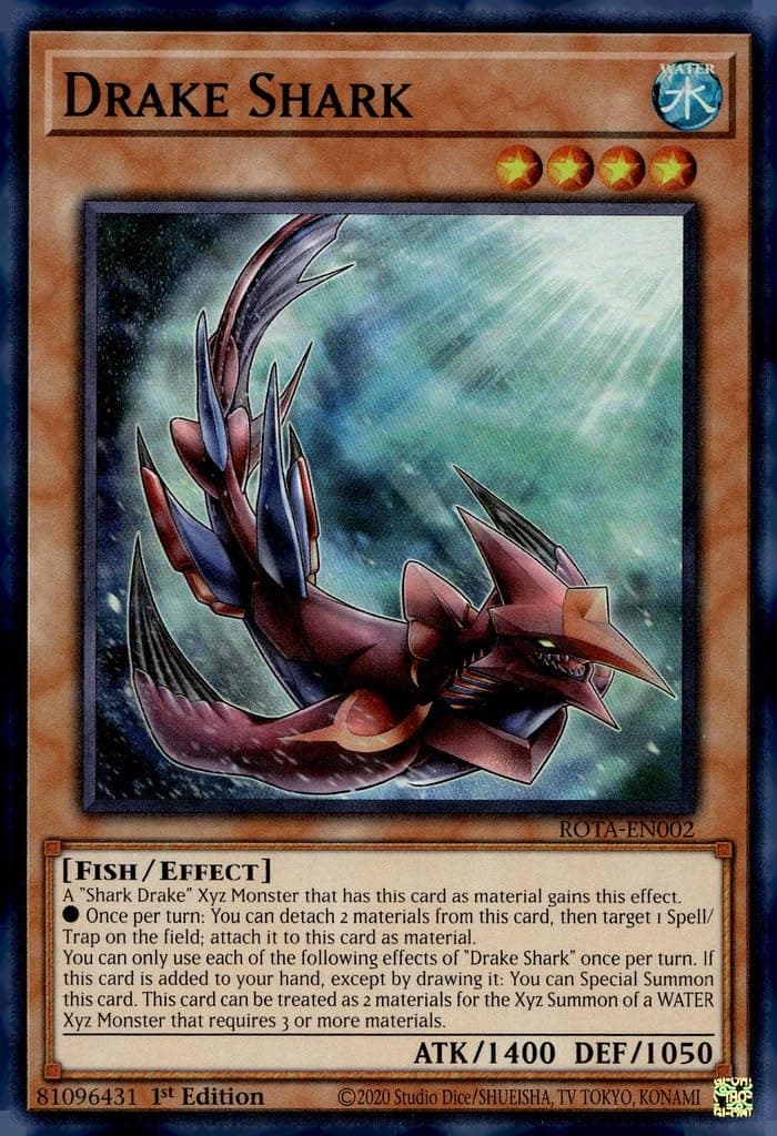 Drake Shark - ROTA-EN002 - Super Rare - 1st Edition