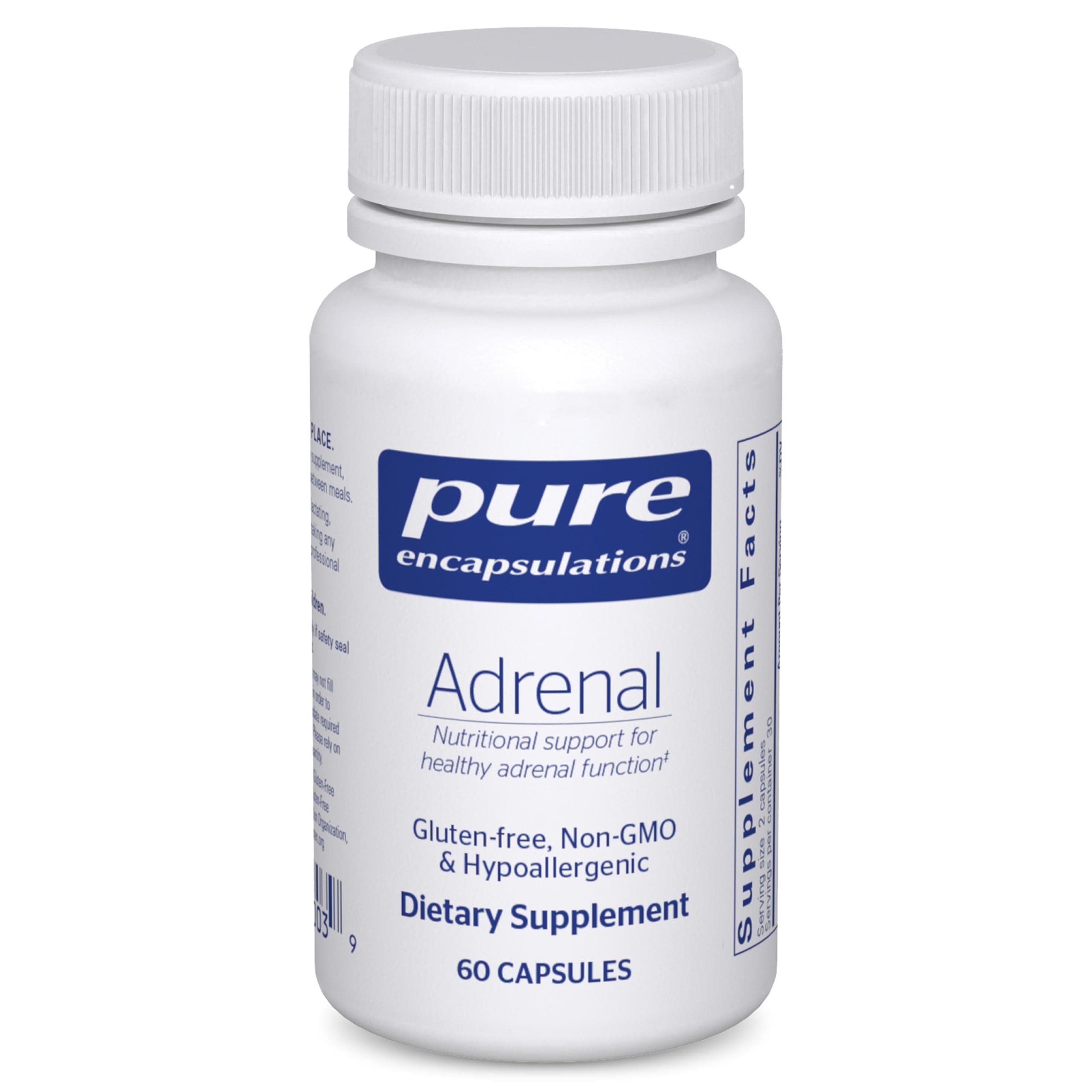 Adrenal Cortex Supplement – Supplement to Support Cortisol Health, Energy Levels, Stress Moderation, and Gland Function – with Bovine Whole Adrenal & Cortex – 60 Capsules*