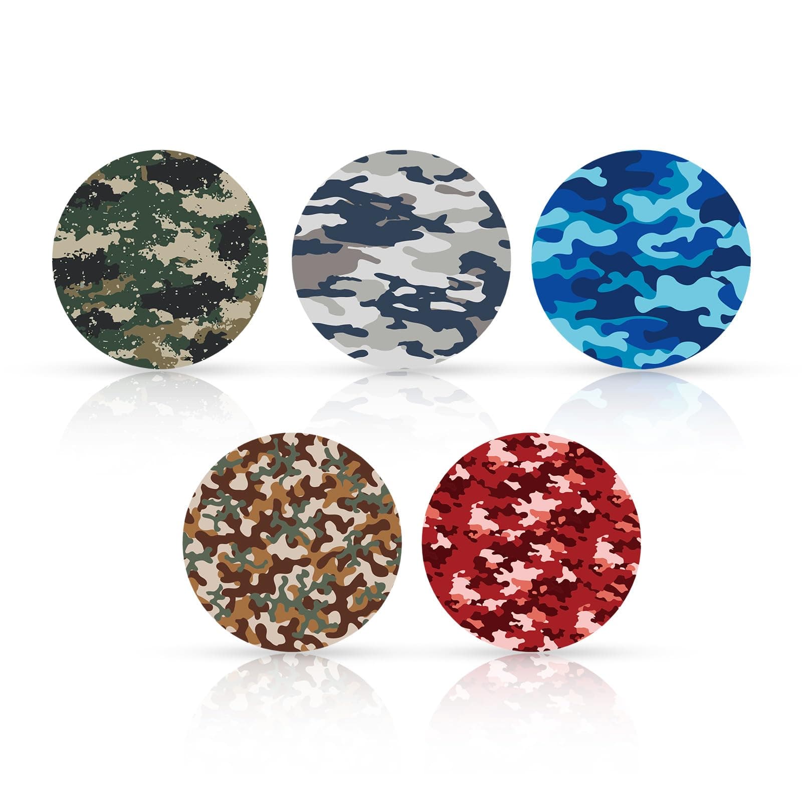 25pcs Sensor Covers for Libre 2/3, Waterproof Adhesive Patches Camouflage Pattern Patch Sweat Proof Sensor Stickers Overpatch Compatible with Libre