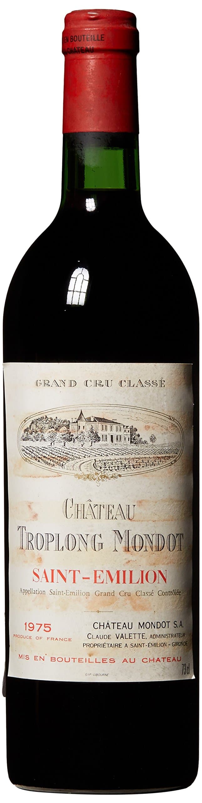 1975 Troplong Mondot Saint-Emilion Bordeaux 750 mL