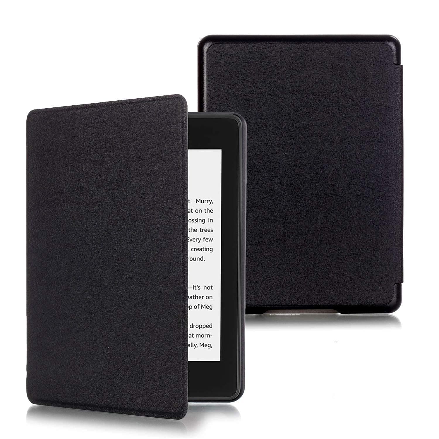 Slim Smart Flip case Cover for Amazon Kindle 6" 300 ppi 11th Gen/12th Gen 2022/2024, Black